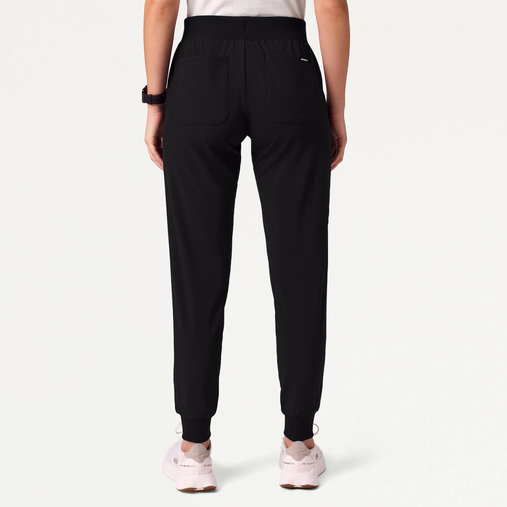 Arden Slim Scrub Jogger - Black - Image 4