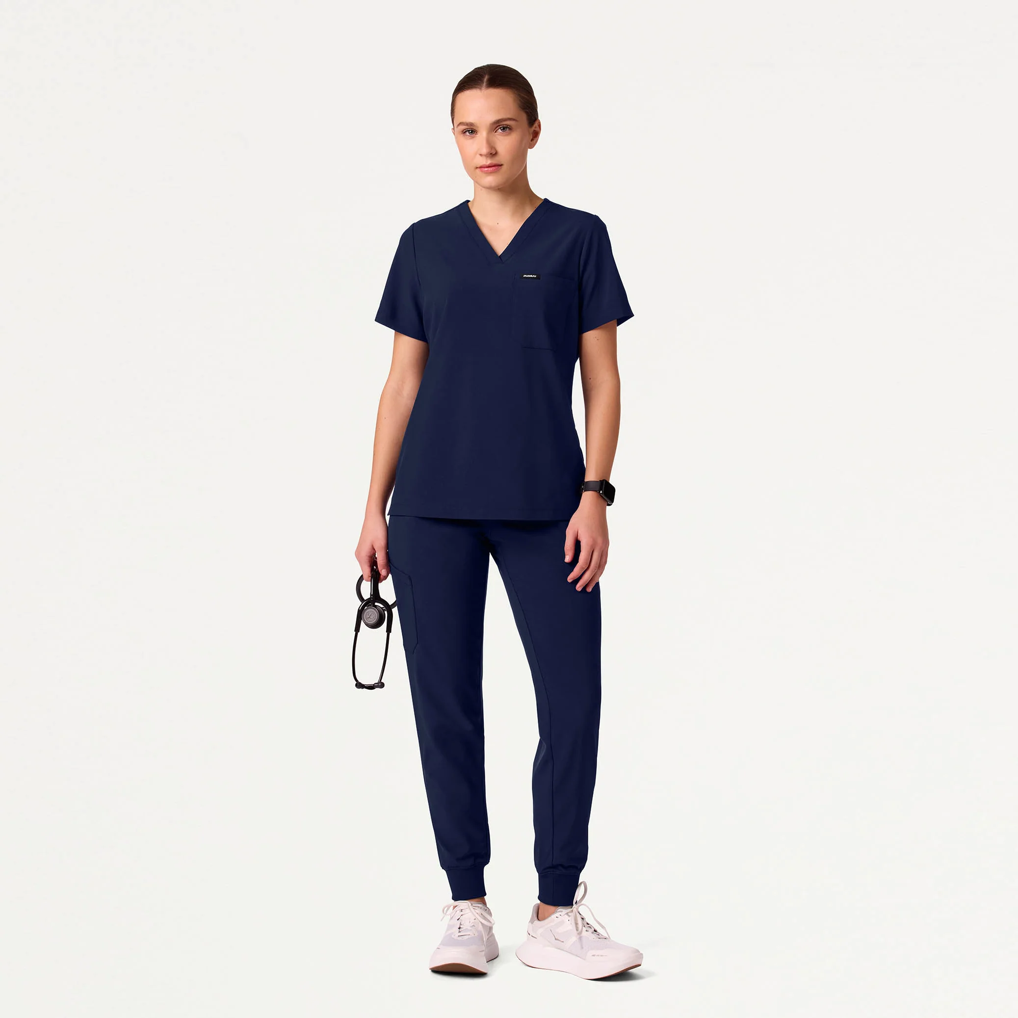 Arden Slim Scrub Jogger - Midnight Navy - Image 2
