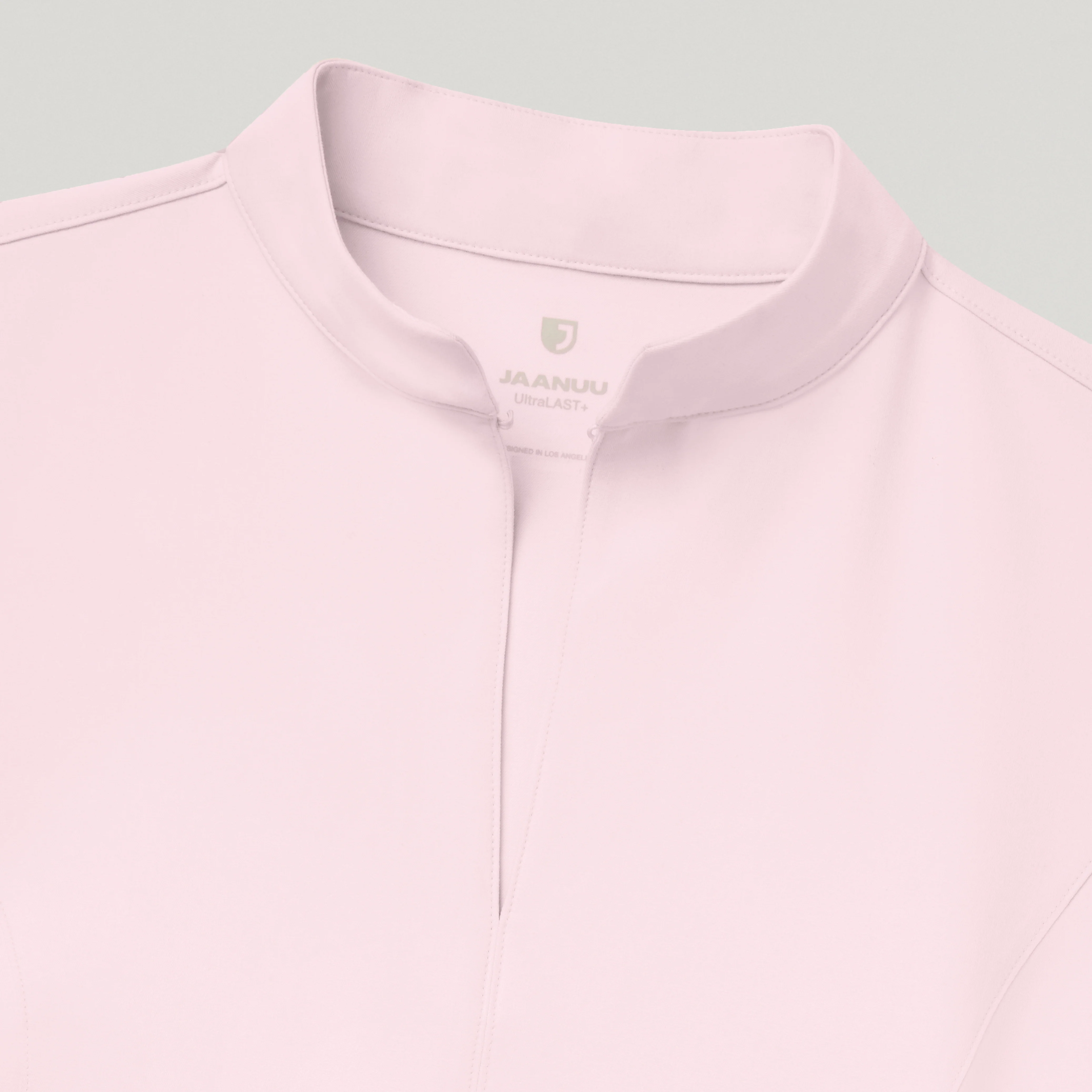 Aria Fit & Flare Scrub Top - Rose Quartz - Image 6