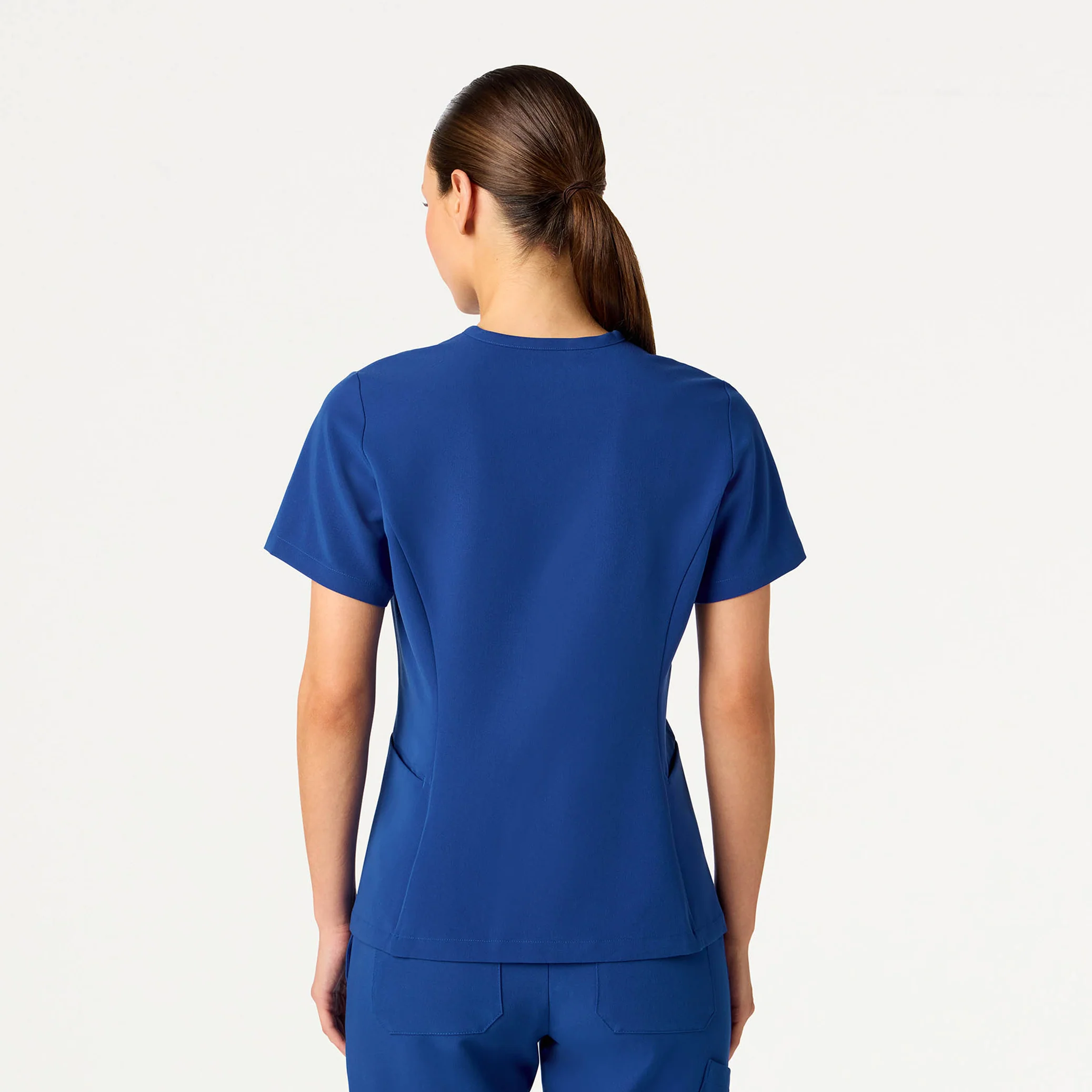 Calix Fit & Flare Scrub Top - Galaxy - Image 4