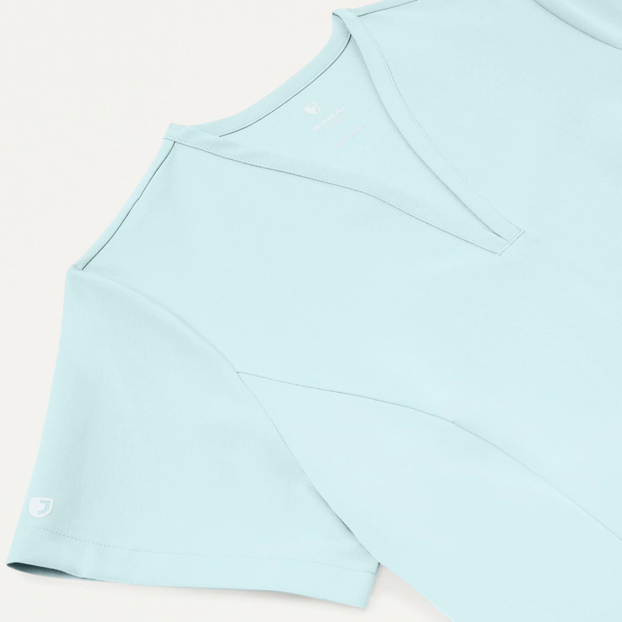 Calix Fit & Flare Scrub Top - Sky Blue - Image 7