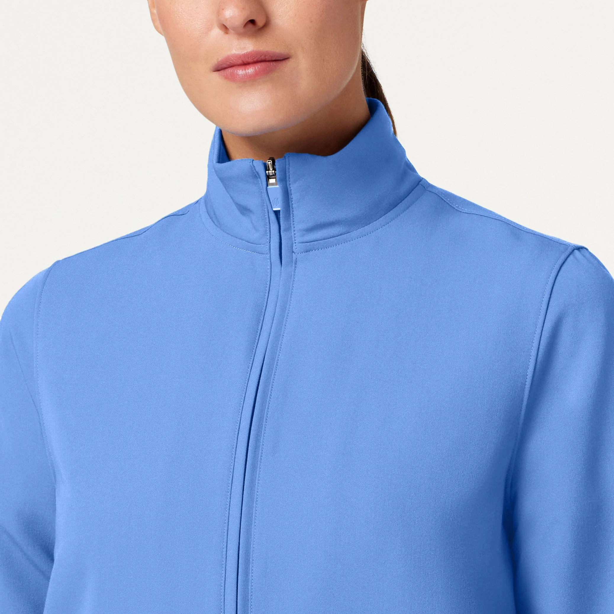 Ceri Essential 6-Pocket Scrub Jacket - Ceil Blue - Image 4