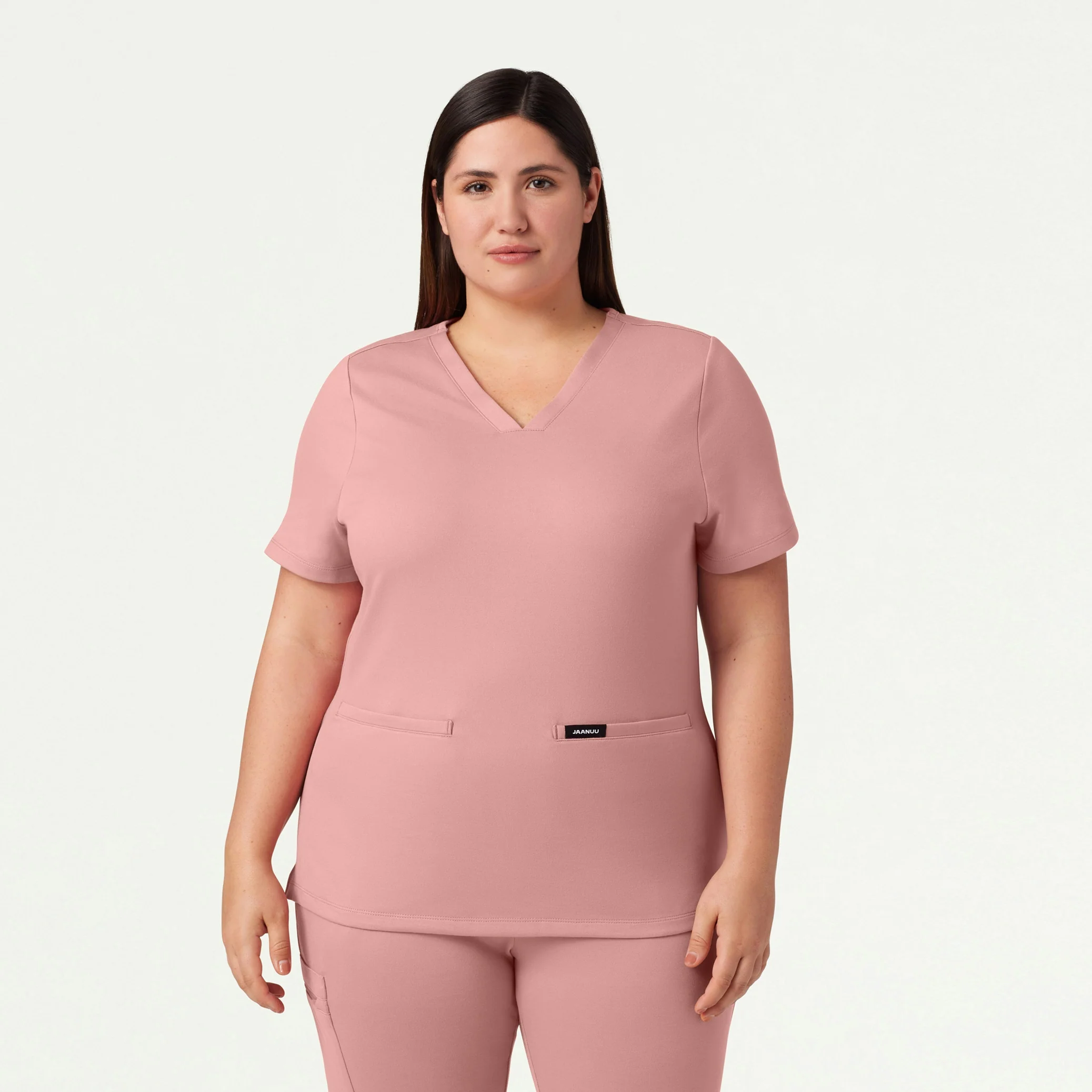 Cesi Slim UltraSOFT™ Scrub Top - Mauve - Image 7