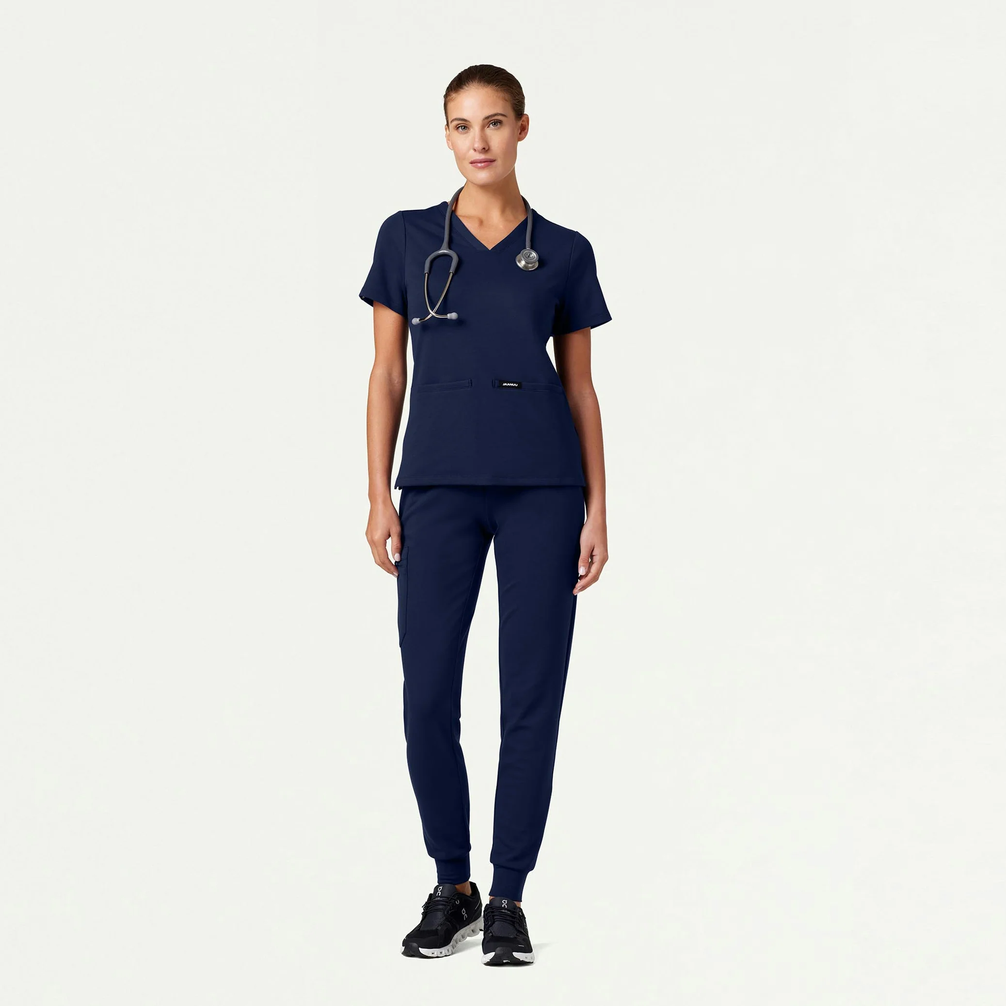 Cesi Slim UltraSOFT™ Scrub Top - Midnight Navy - Image 2
