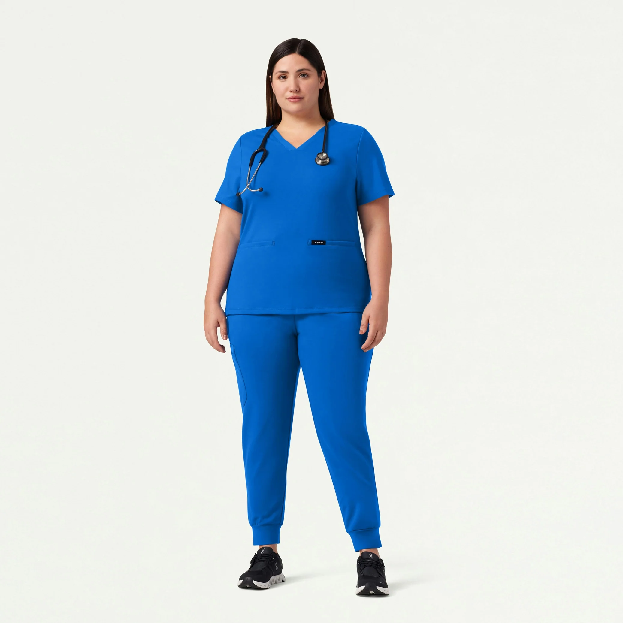 Cesi Slim UltraSOFT™ Scrub Top - Royal Blue - Image 7