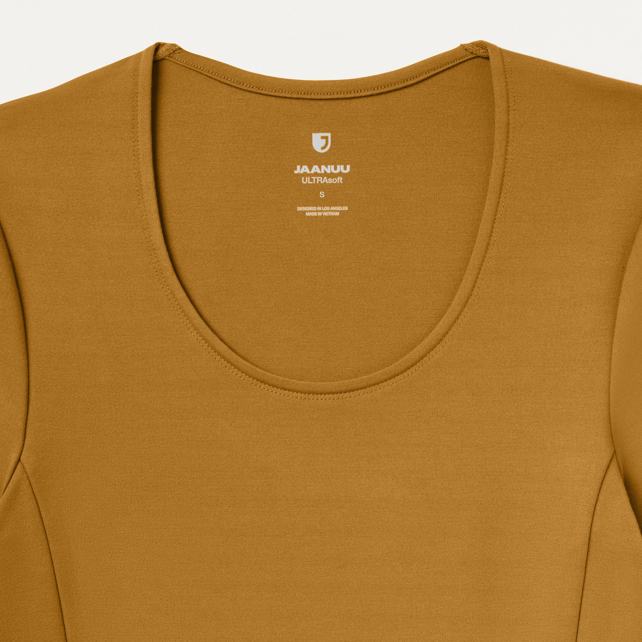 Cora U-Neck UltraSOFT™ Scrub Top - Cider - Image 5