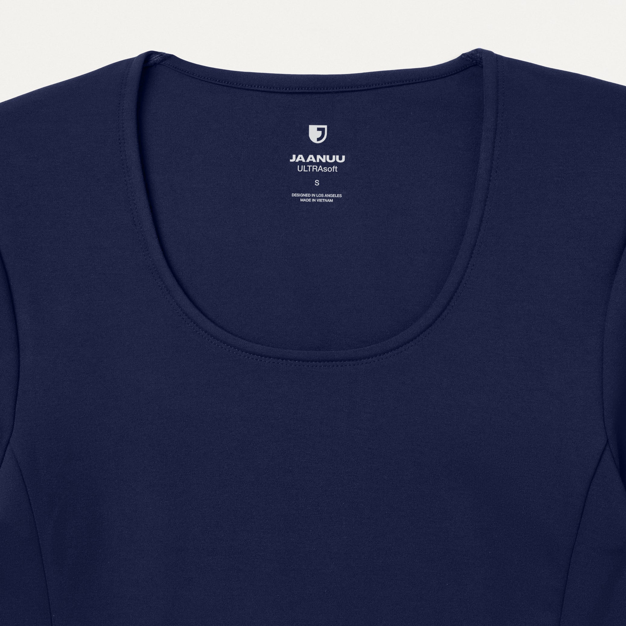 Cora U-Neck UltraSOFT™ Scrub Top - Midnight Navy - Image 5