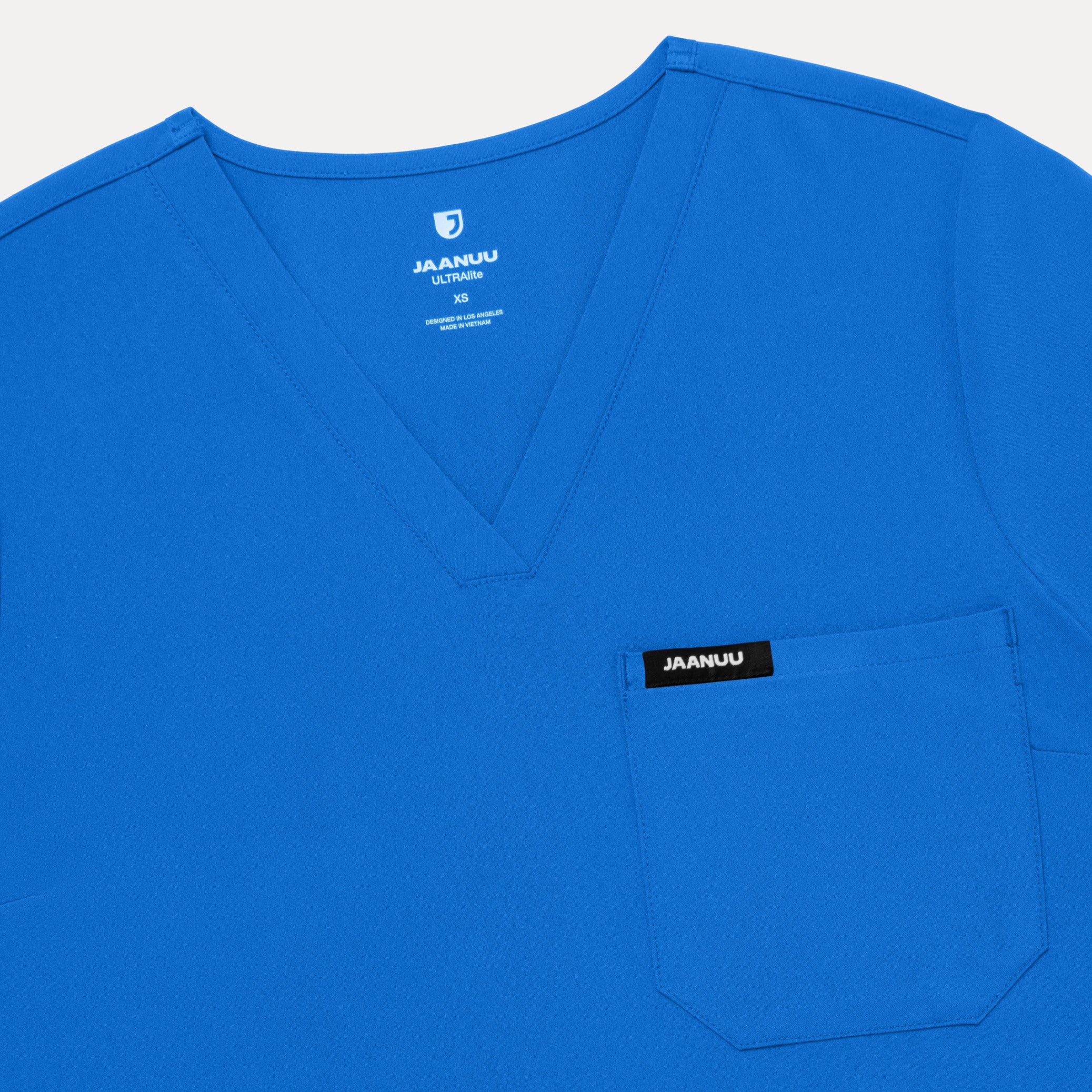 Harlow Slim 1-Pocket Scrub Top - Royal Blue - Image 5