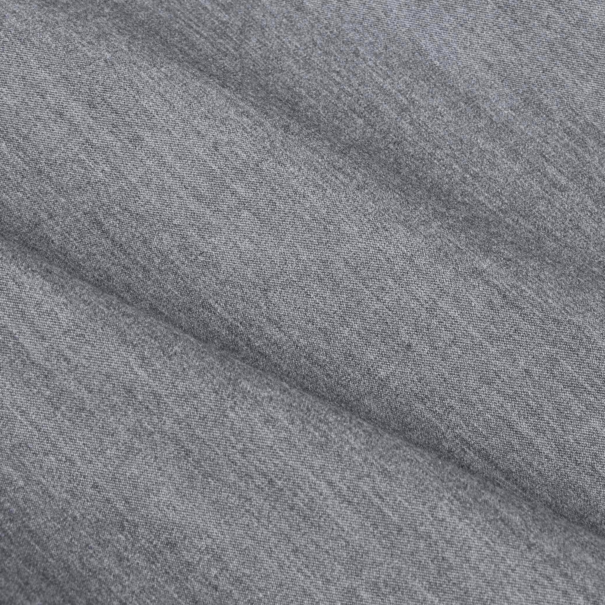 Helia Slim Notched V-Neck Scrub Top - Heather Gray - Image 8
