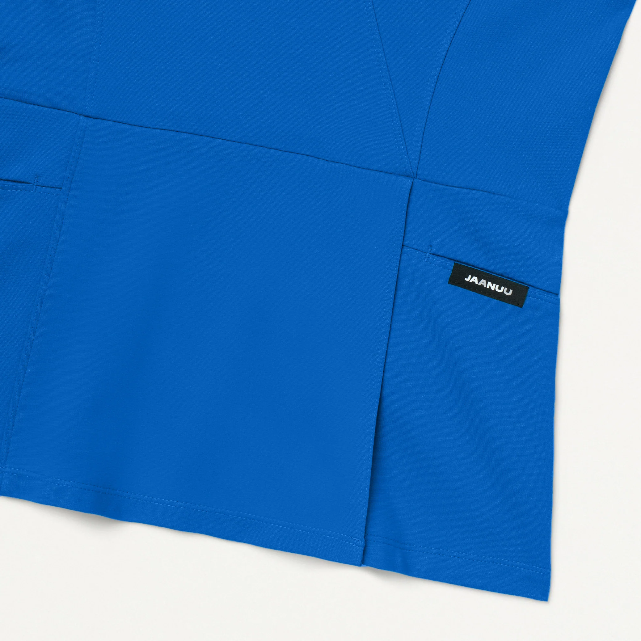 Isla Mock-Wrap UltraSOFT™ Scrub Top - Royal Blue - Image 6