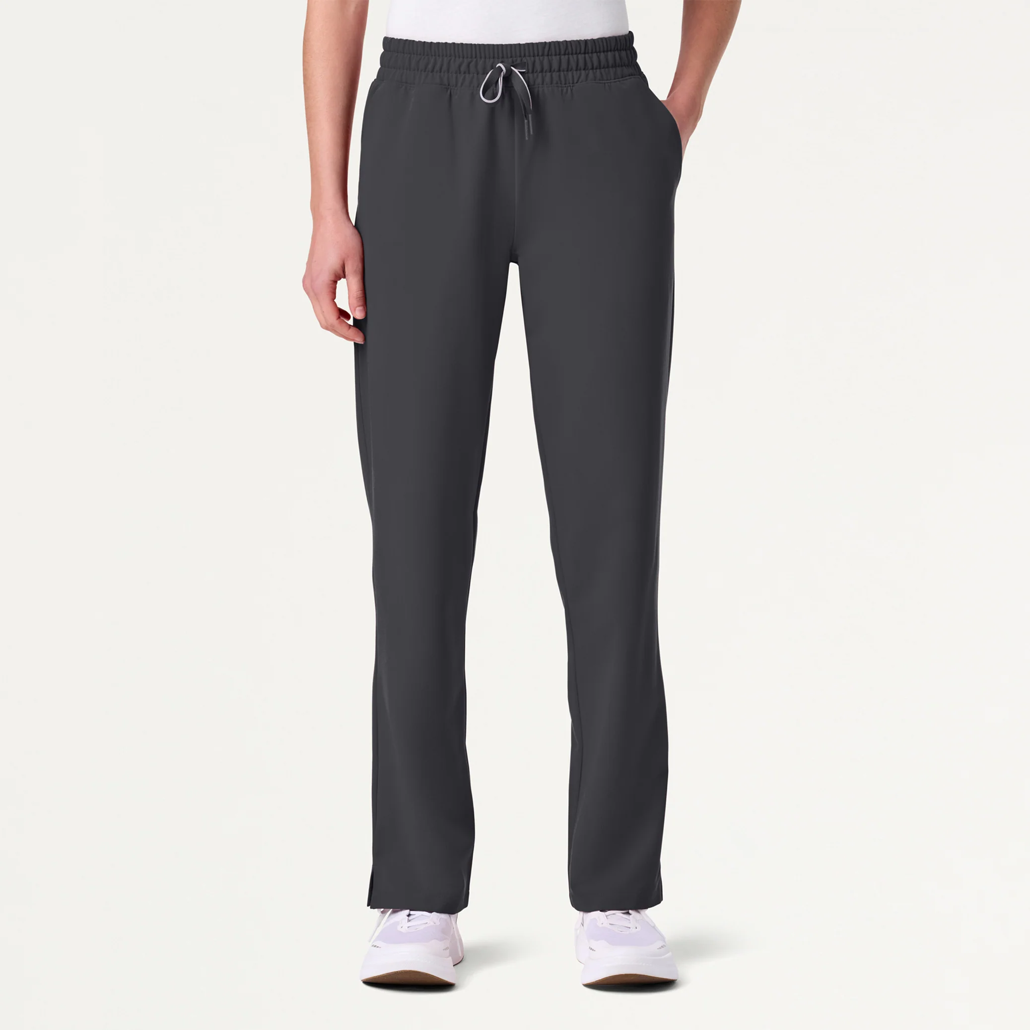 Jaanuu UltraLAST™ Essential Performance Women's 6-Pocket Scrub Set - Pewter - Image 4