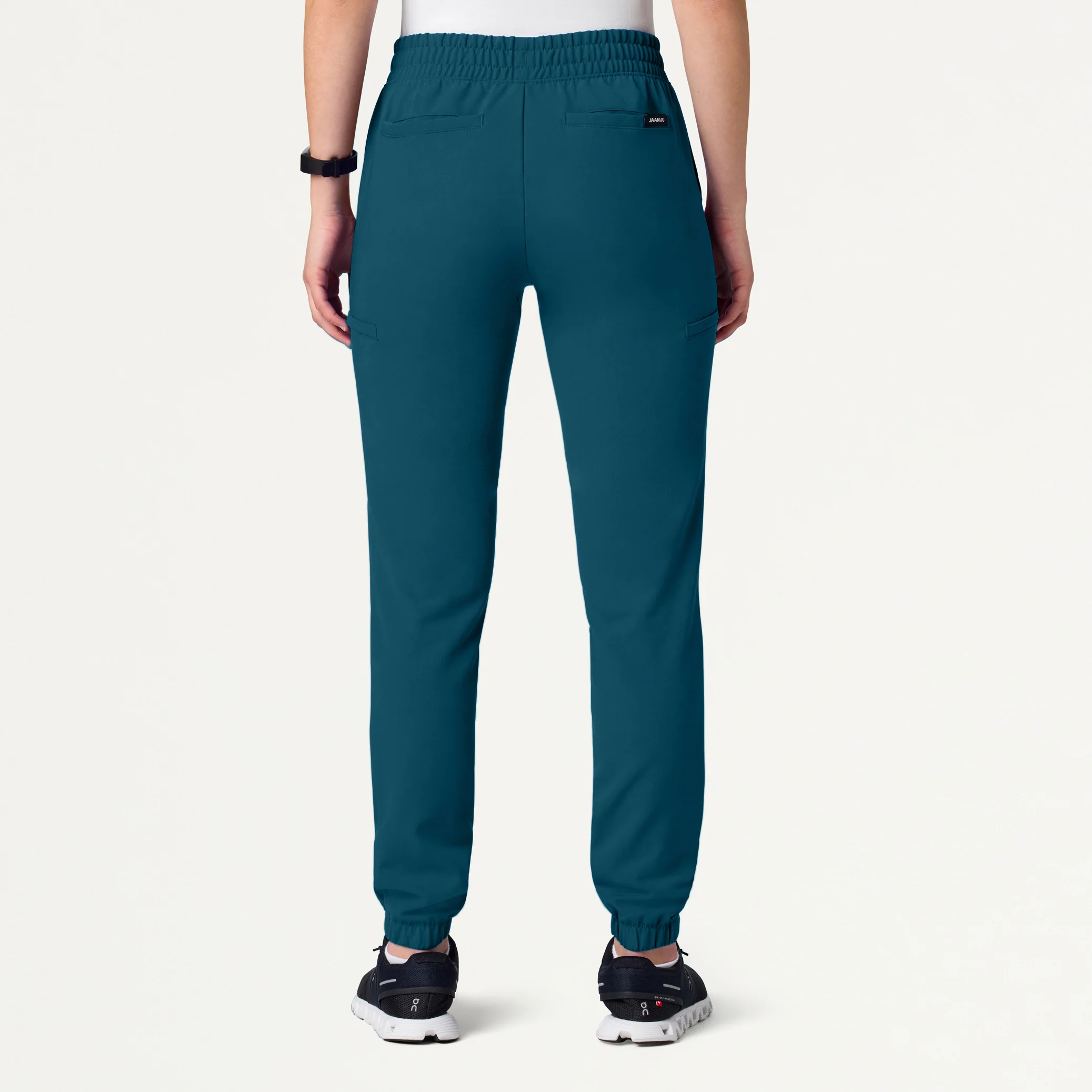 Jace Skinny 7-Pocket Scrub Jogger - Caribbean Blue - Image 4