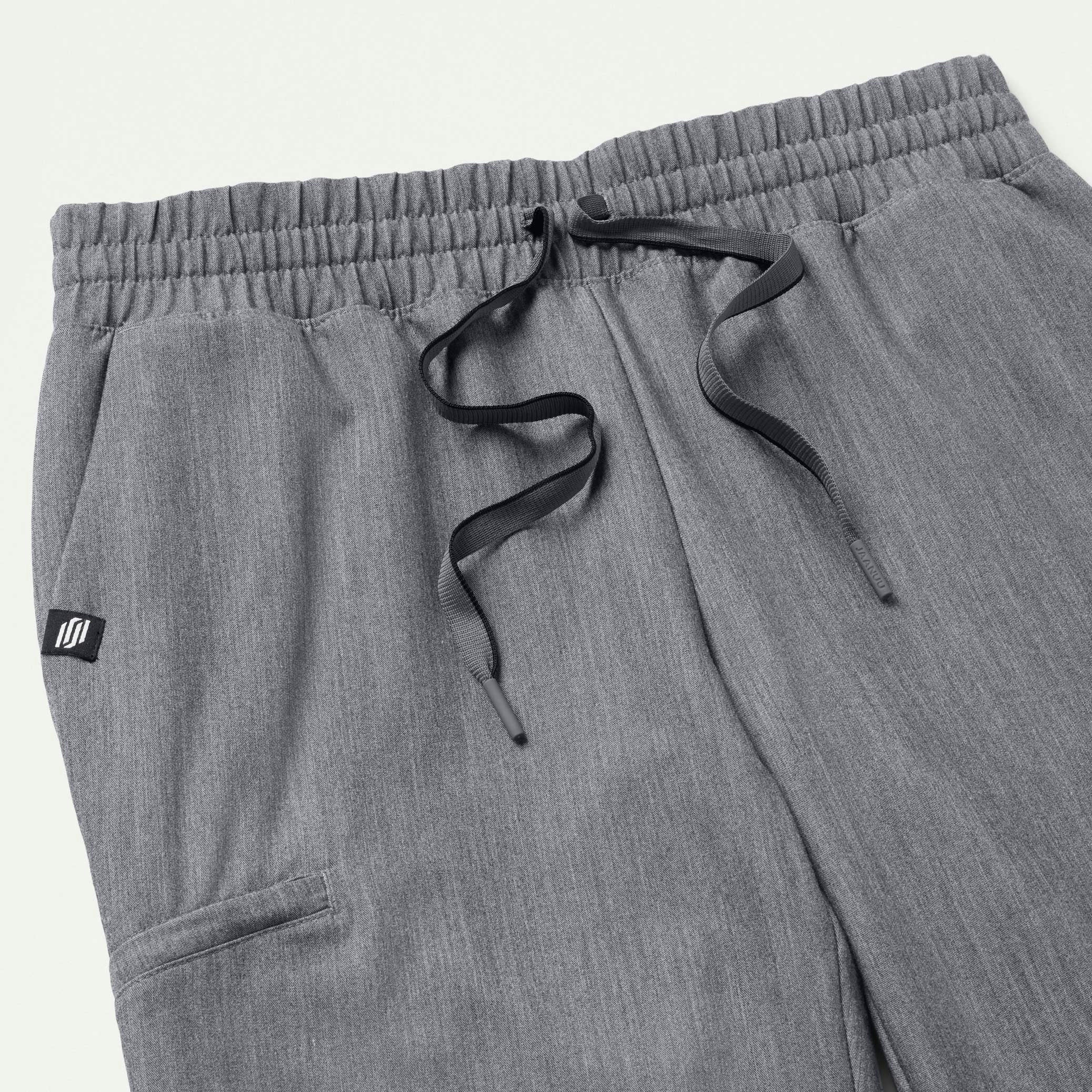 Jace Skinny 7-Pocket Scrub Jogger - Heather Gray - Image 8