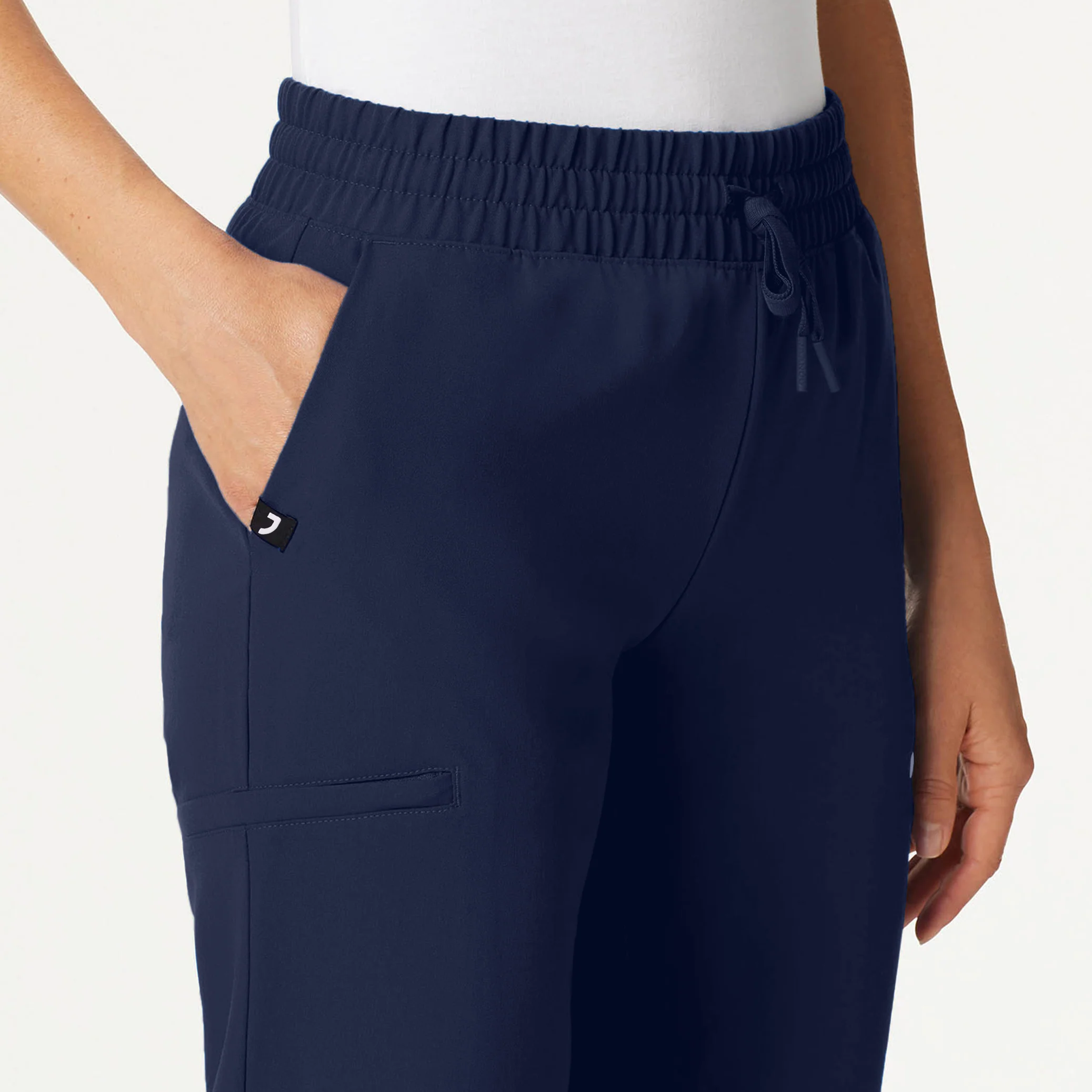 Jace Skinny 7-Pocket Scrub Jogger - Midnight Navy - Image 5