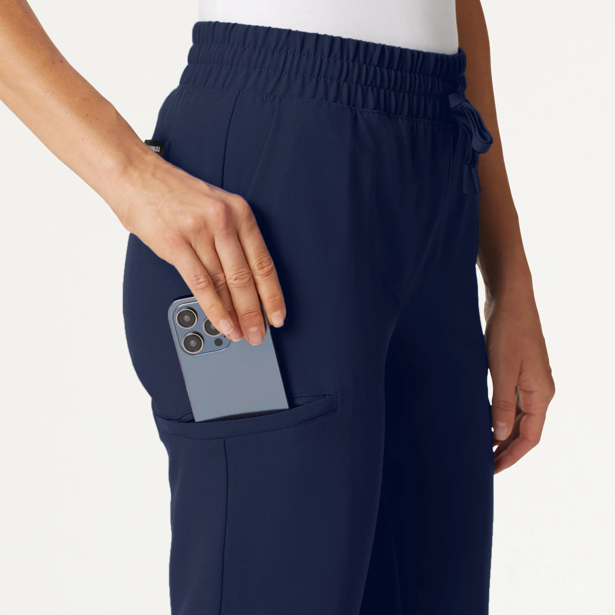 Jace Skinny 7-Pocket Scrub Jogger - Midnight Navy - Image 7