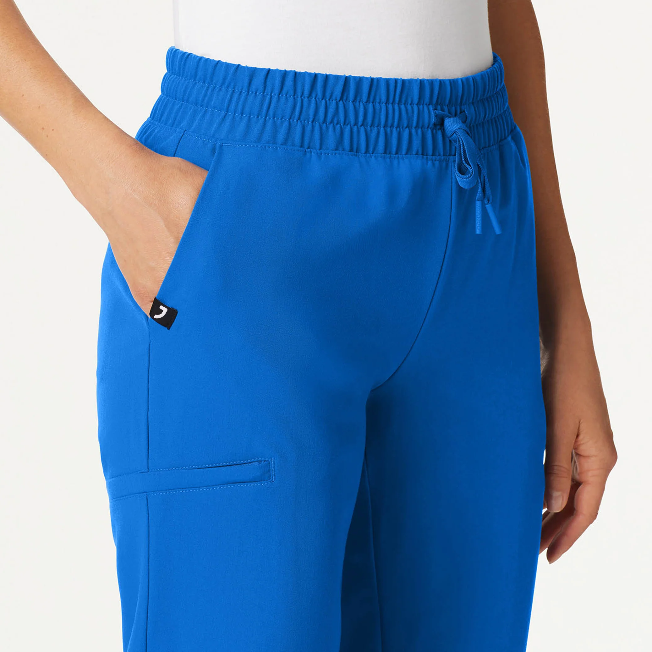 Jace Skinny 7-Pocket Scrub Jogger - Royal Blue - Image 5