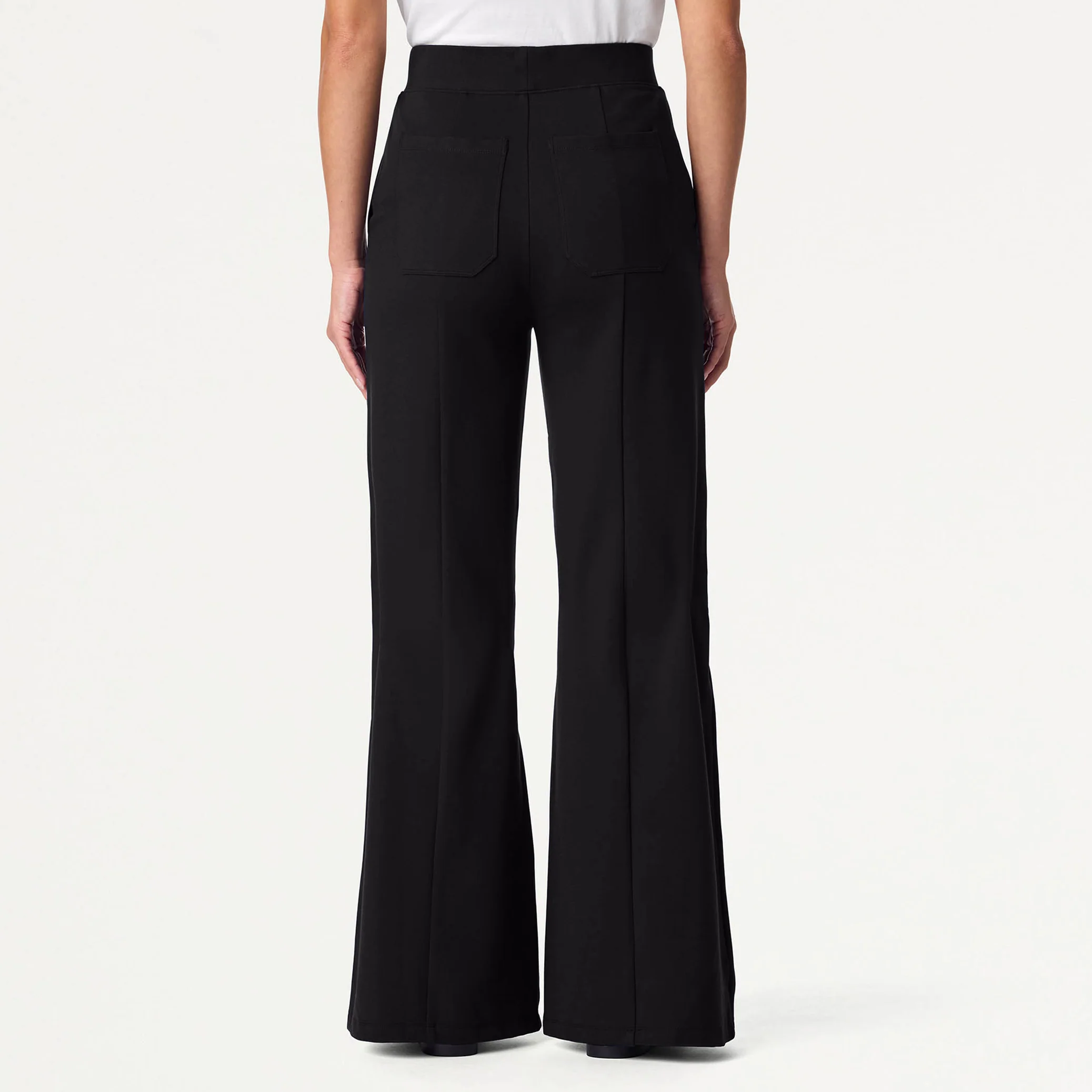 Josie Wide-Leg UltraSOFT™ Scrub Pant - Black - Image 3