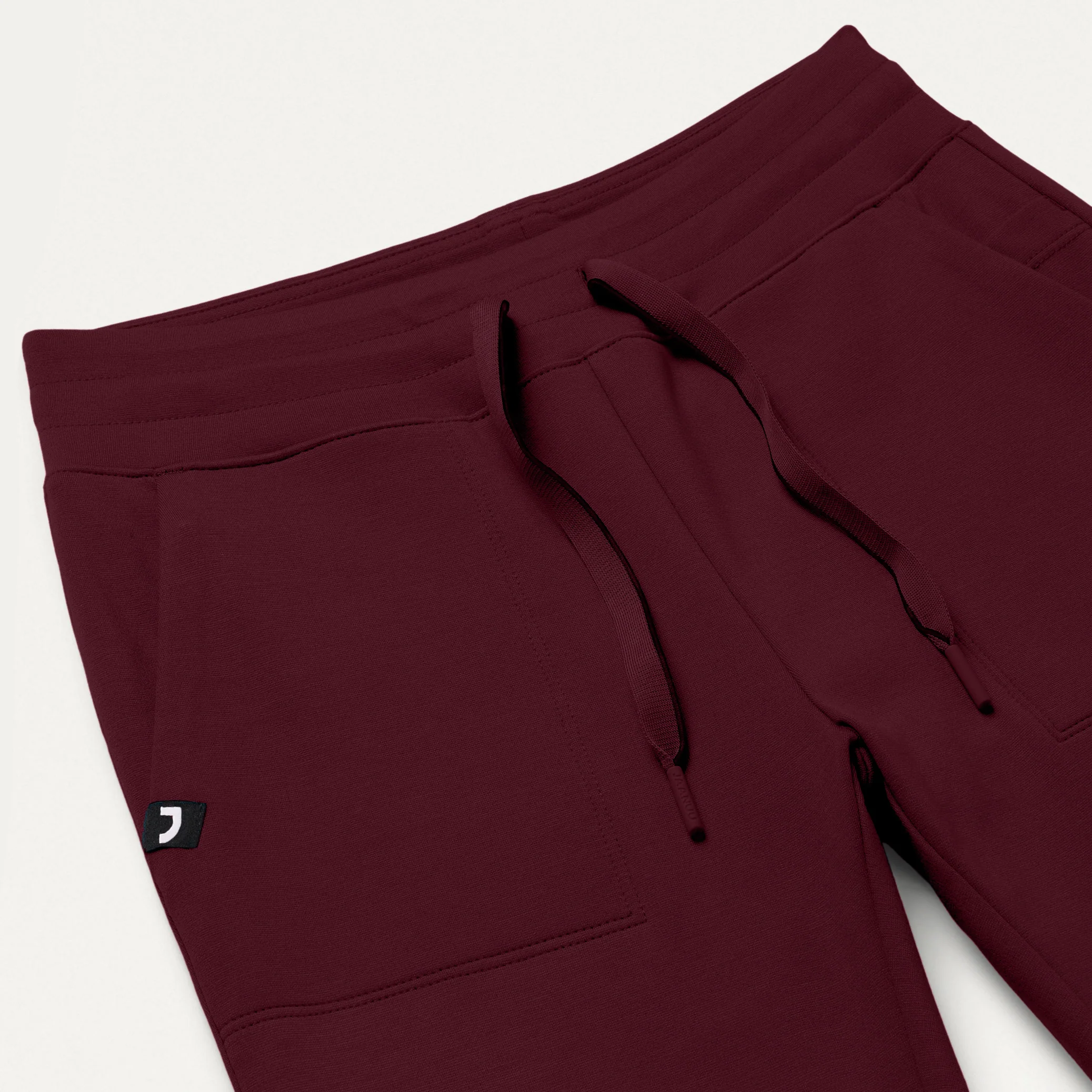 Kait 10-Pocket Skinny UltraSOFT™ Scrub Jogger - Burgundy - Image 8