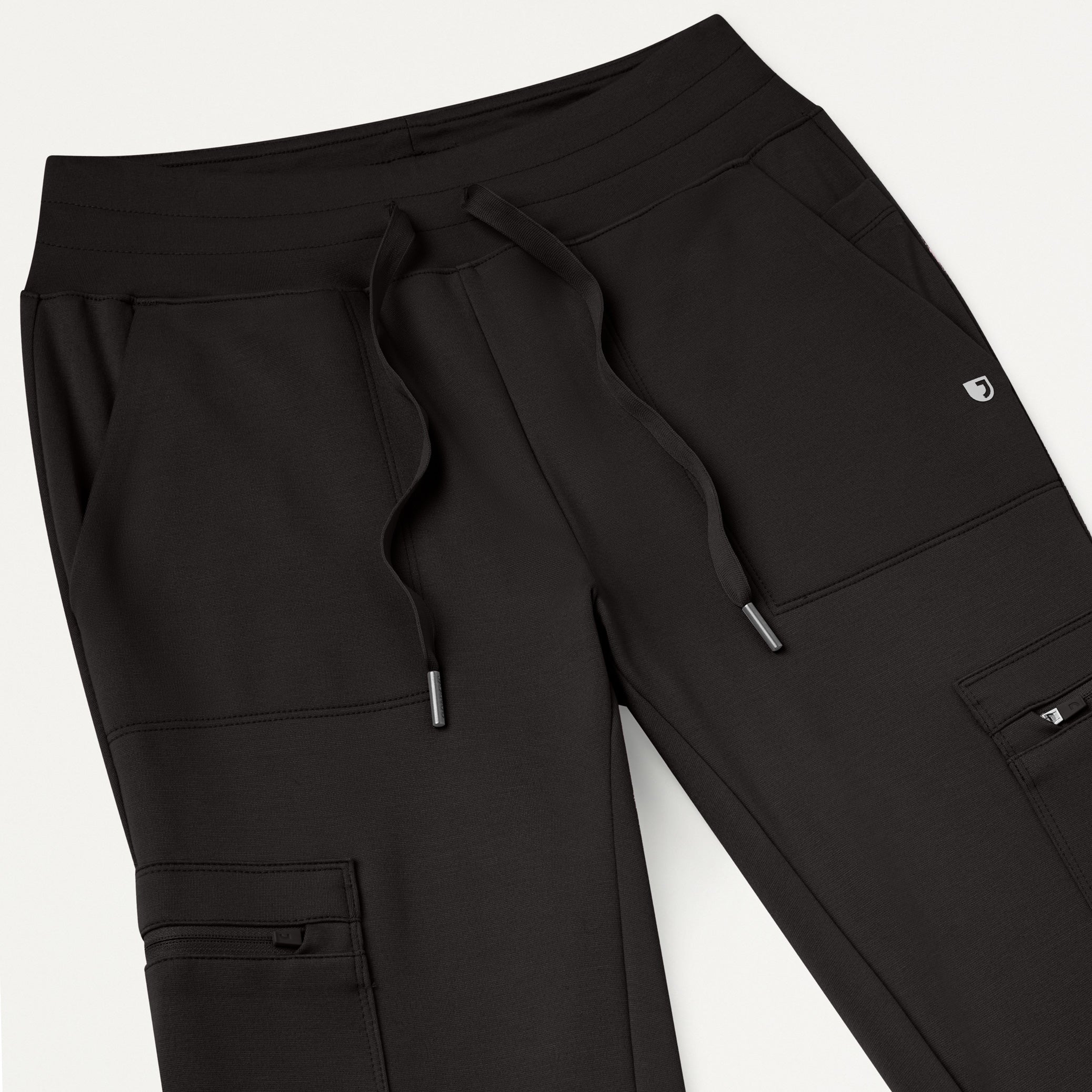 Kait 10-Pocket Skinny UltraSOFT™ Scrub Jogger - Charcoal - Image 4