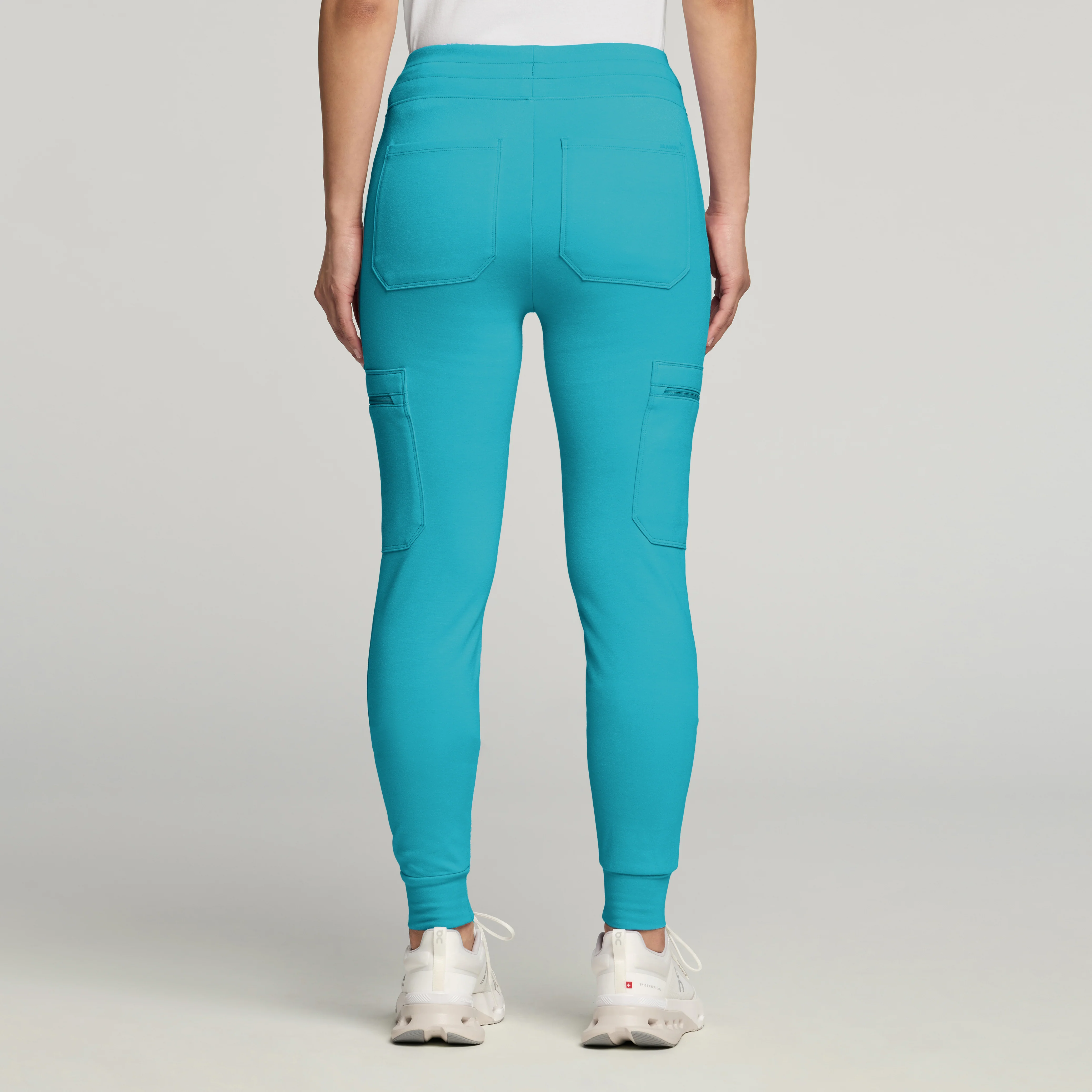 Kait 10-Pocket Skinny UltraSOFT™ Scrub Jogger - Marina - Image 3