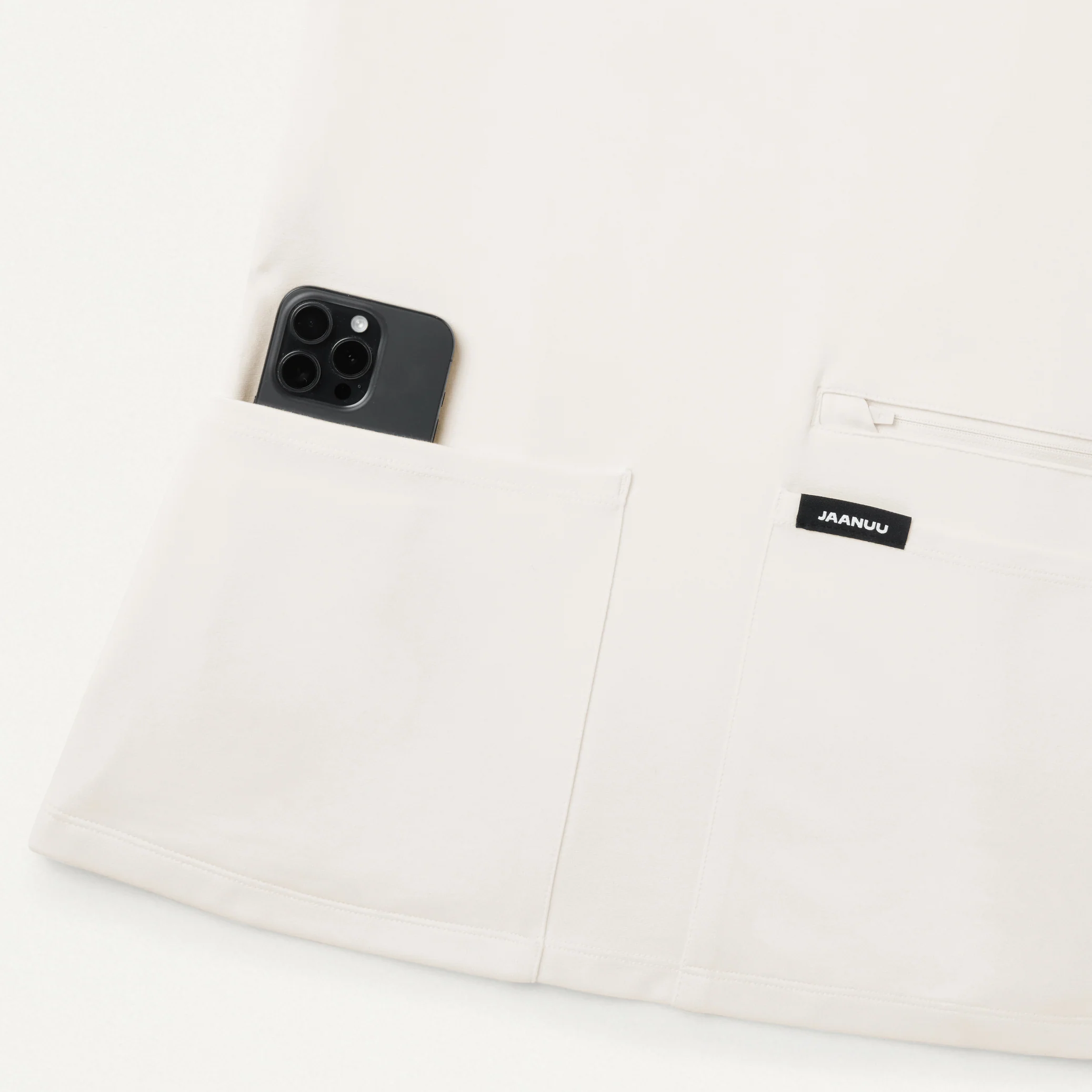 Kass Slim 4-Pocket UltraSOFT™ Scrub Top - Frost - Image 4