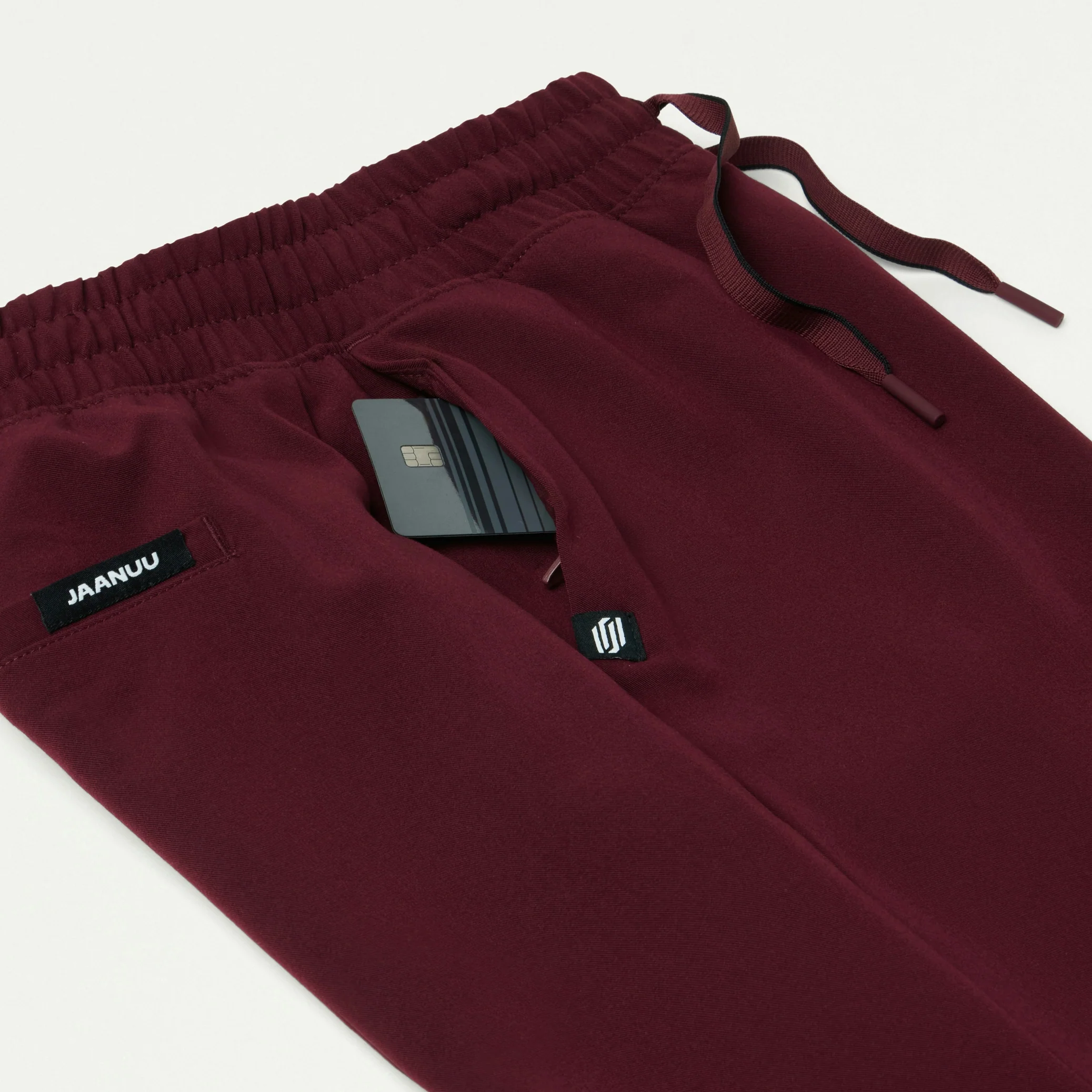 Kerr 365 High Waisted Scrub Pant - Burgundy - Image 6