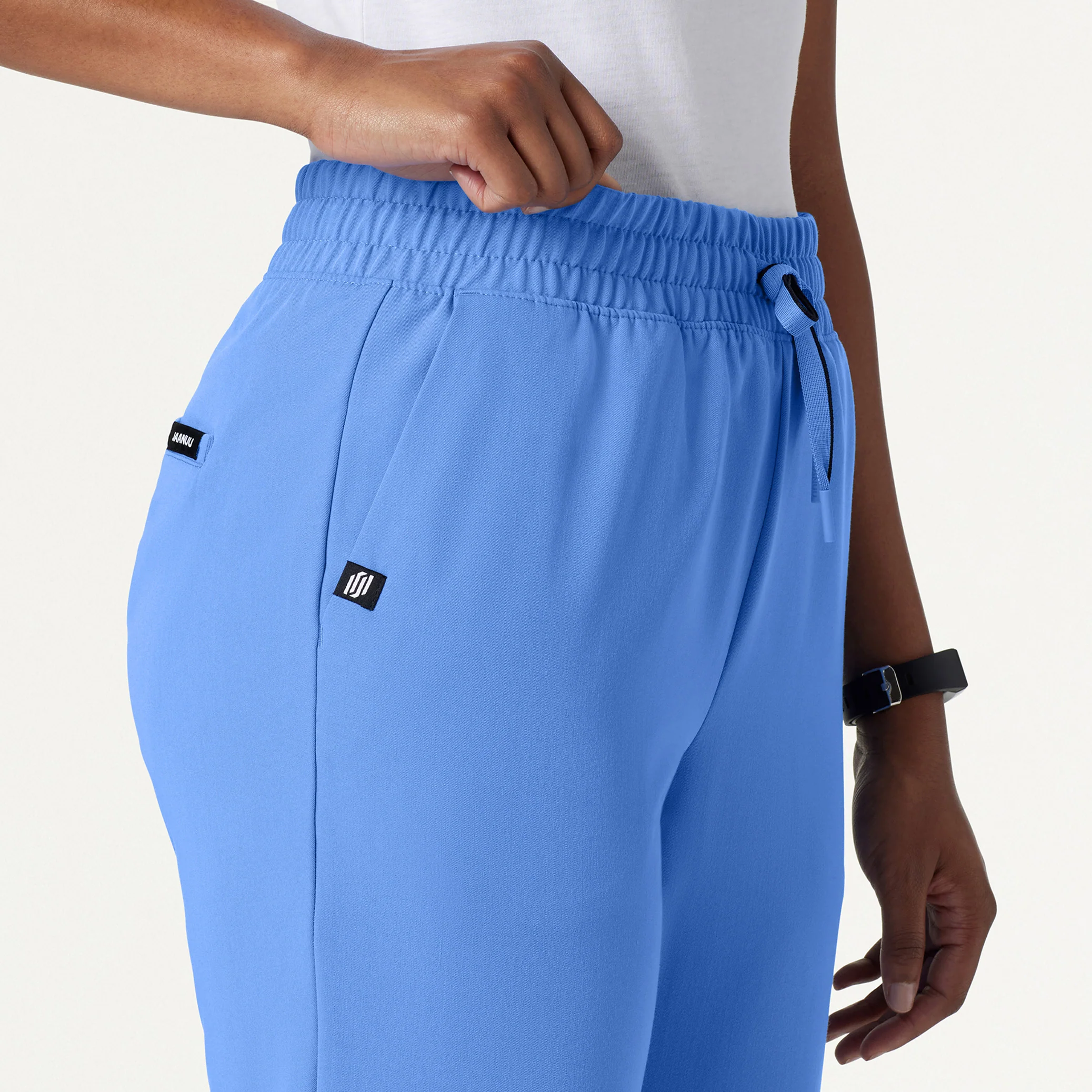Kerr 365 High Waisted Scrub Pant - Ceil Blue - Image 4