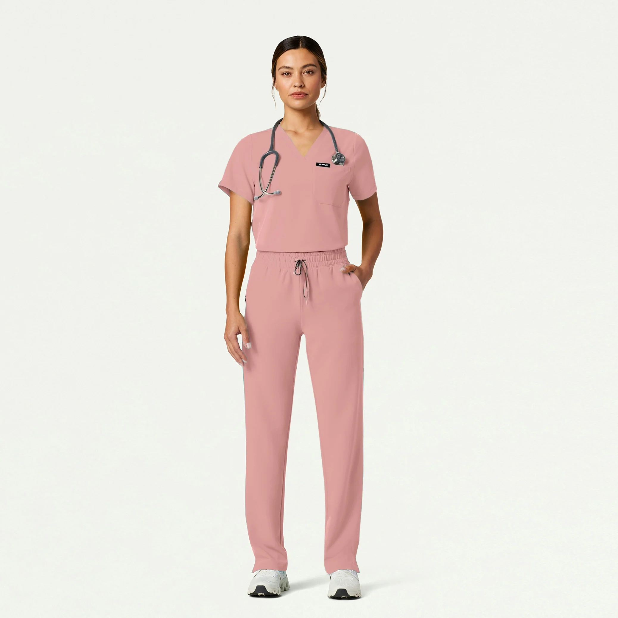 Kerr 365 High Waisted Scrub Pant - Mauve - Image 2