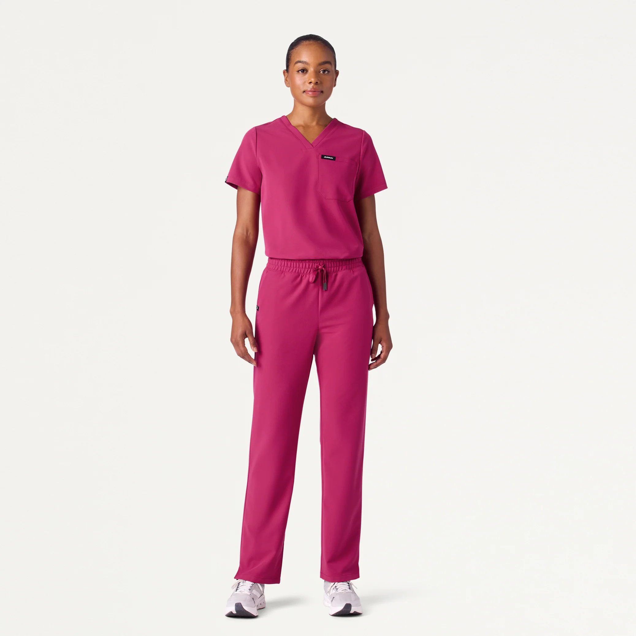 Kerr 365 High Waisted Scrub Pant - Wild Berry - Image 2