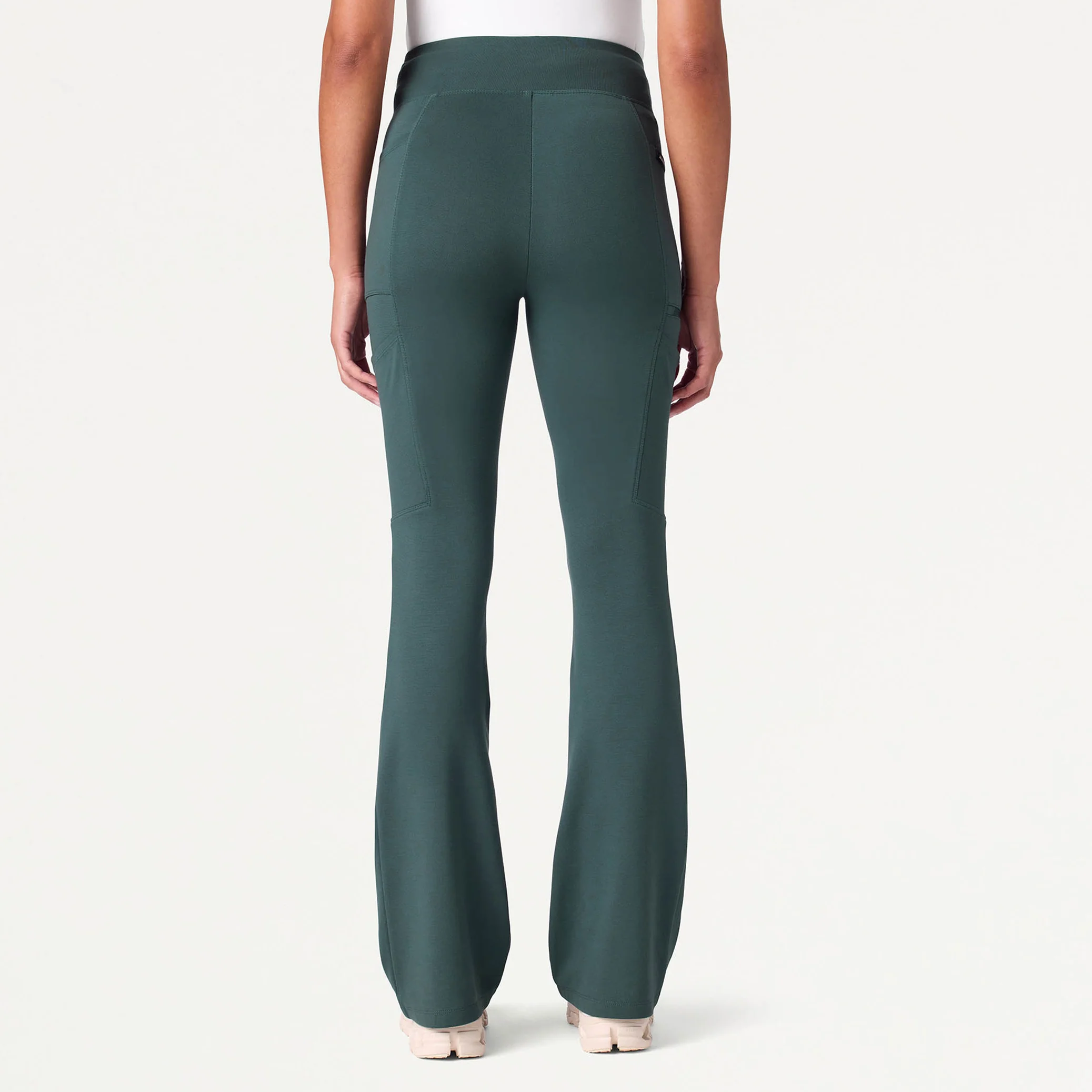 Perri UltraSOFT™ Yoga Scrub Pant - Alpine Green - Image 3