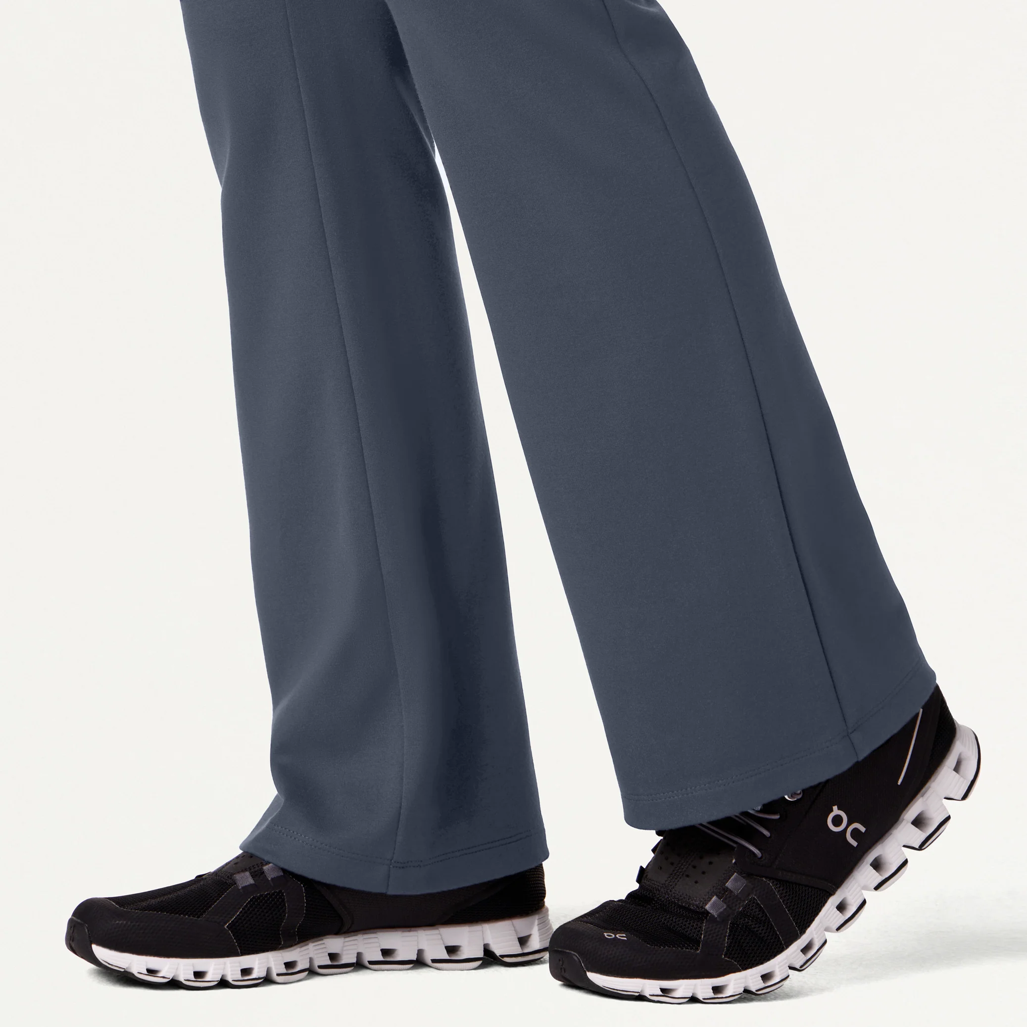 Perri UltraSOFT™ Yoga Scrub Pant - Carbon Gray - Image 7