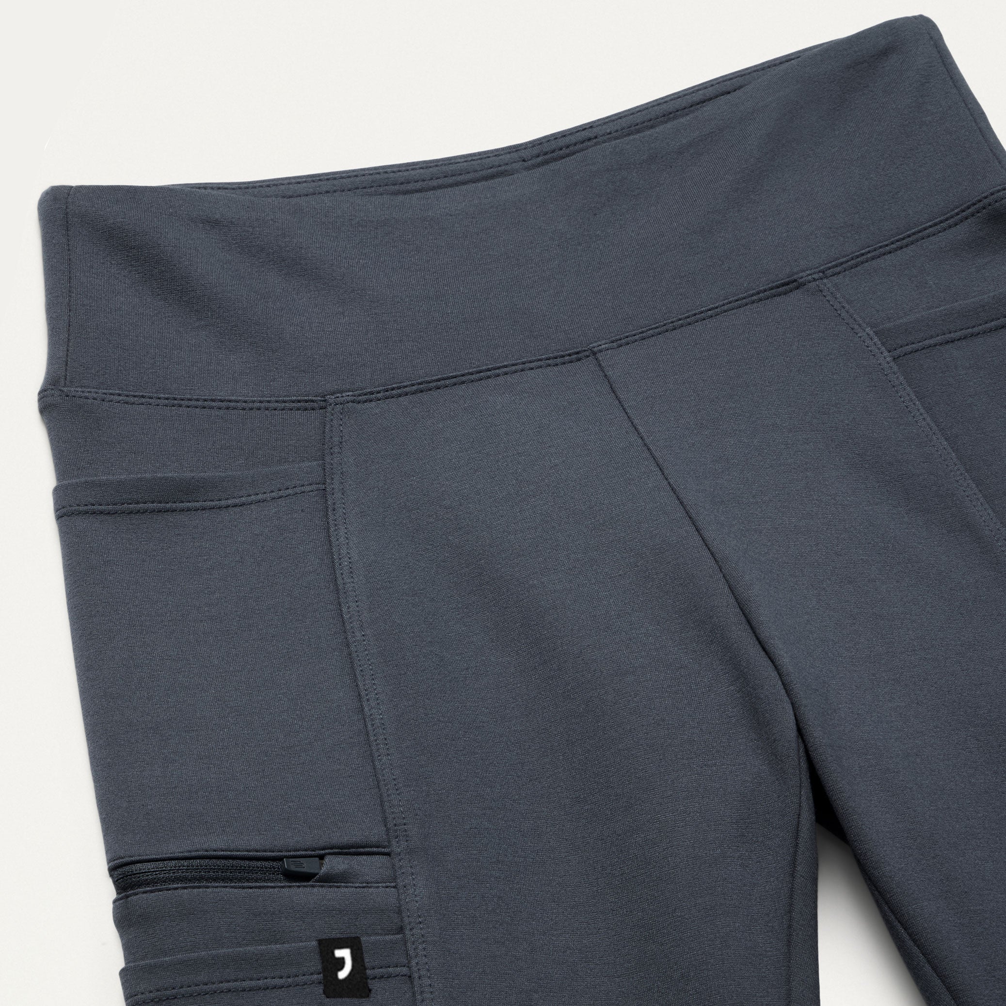 Perri UltraSOFT™ Yoga Scrub Pant - Carbon Gray - Image 8