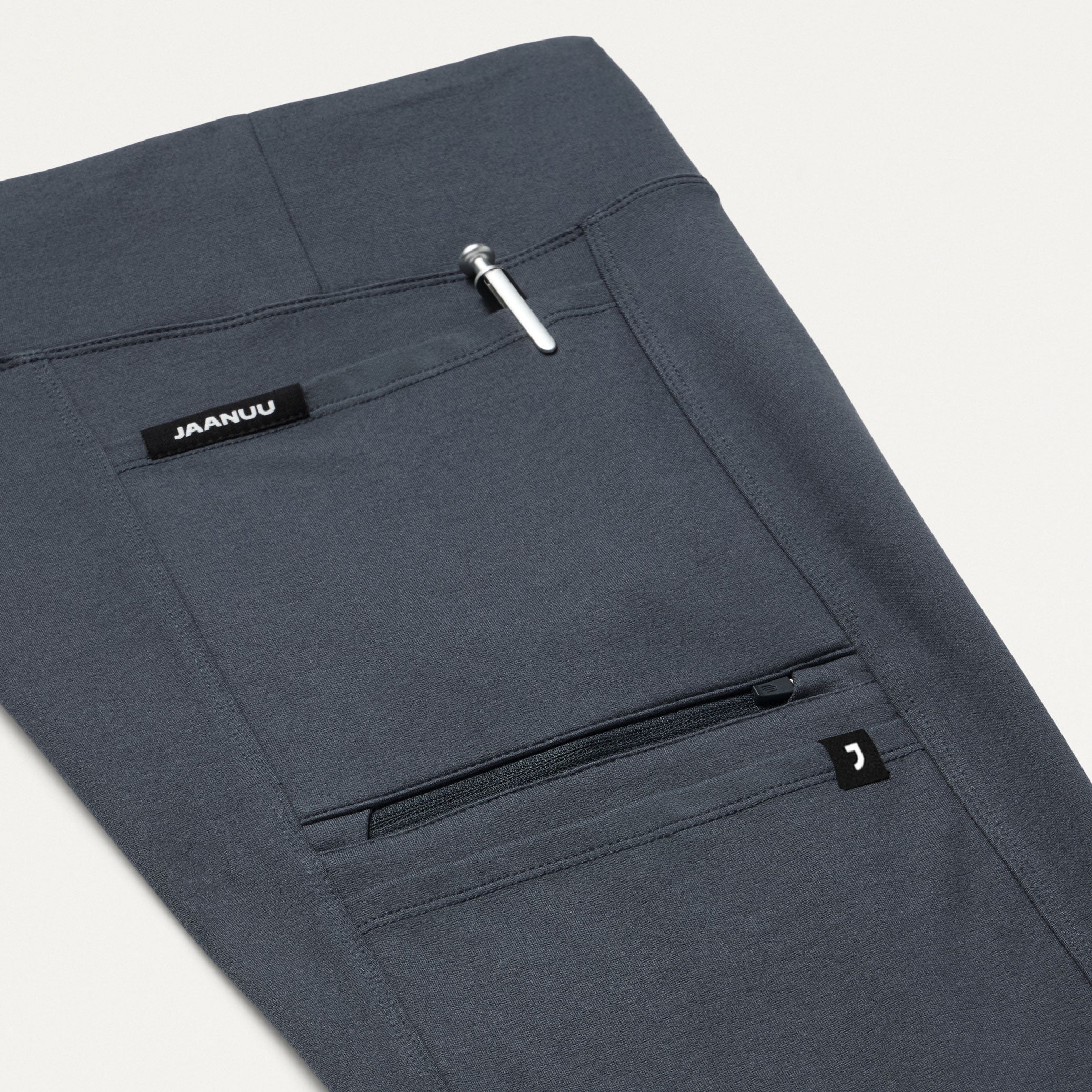 Perri UltraSOFT™ Yoga Scrub Pant - Carbon Gray - Image 9