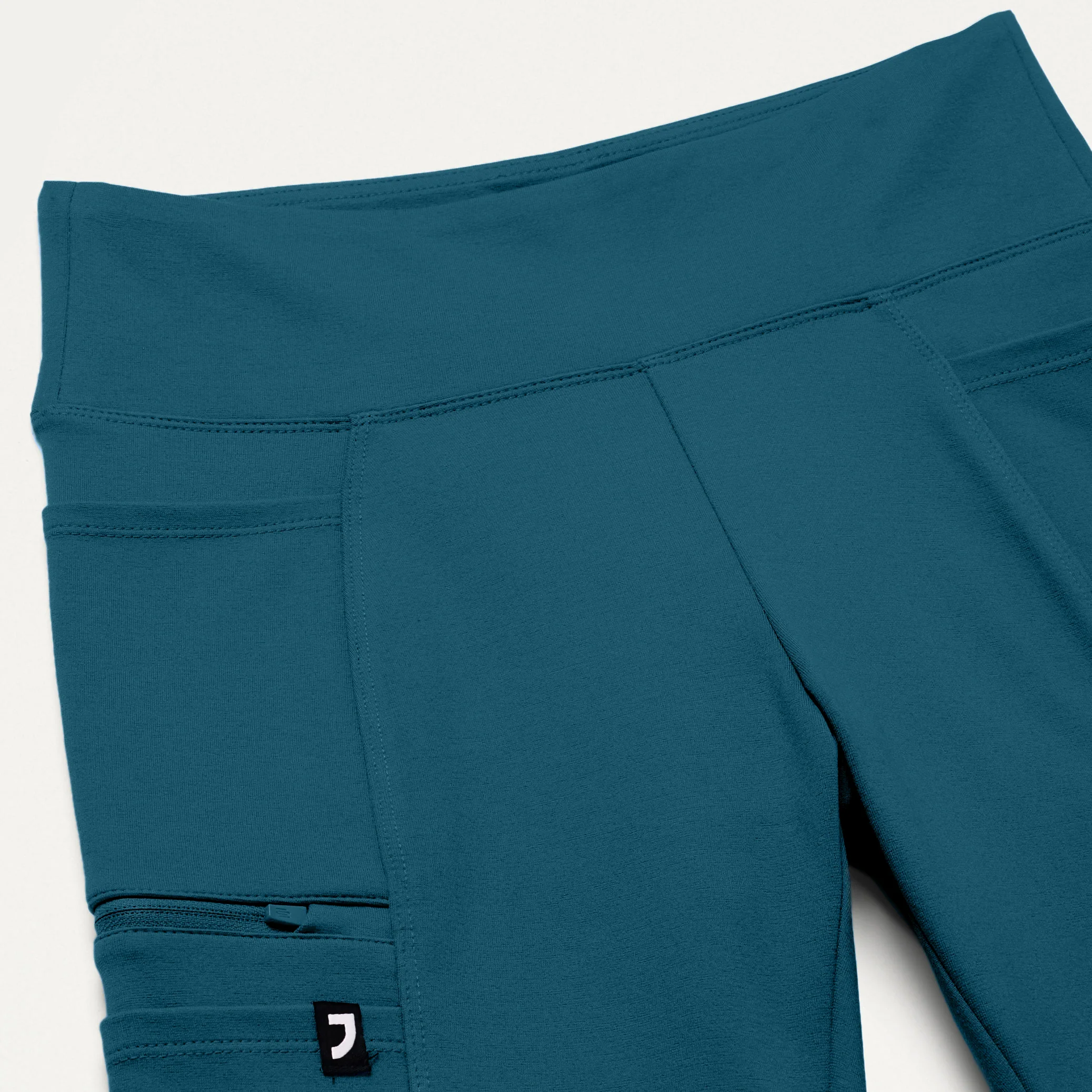 Perri UltraSOFT™ Yoga Scrub Pant - Caribbean Blue - Image 7