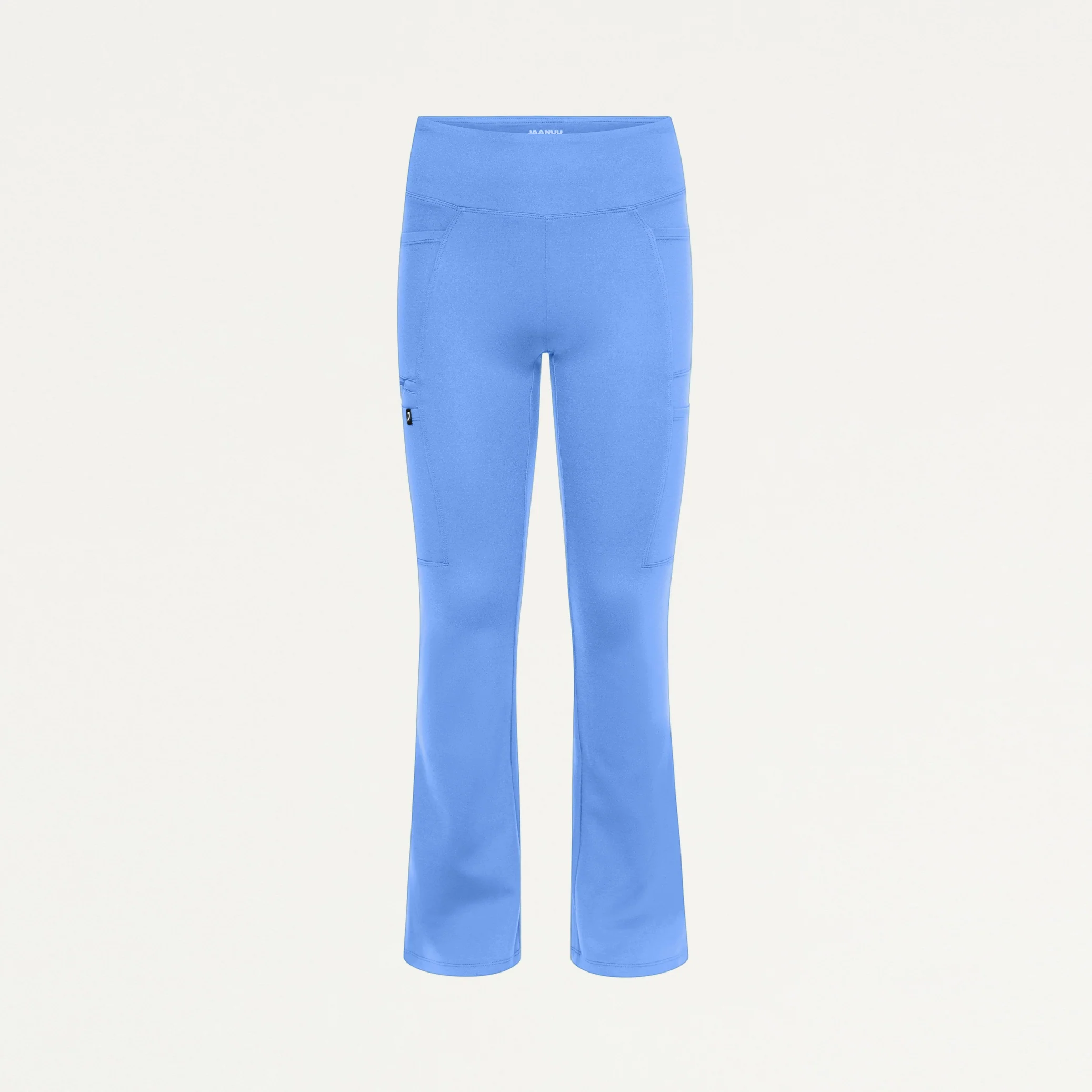 Perri UltraSOFT™ Yoga Scrub Pant - Ceil Blue - Image 2