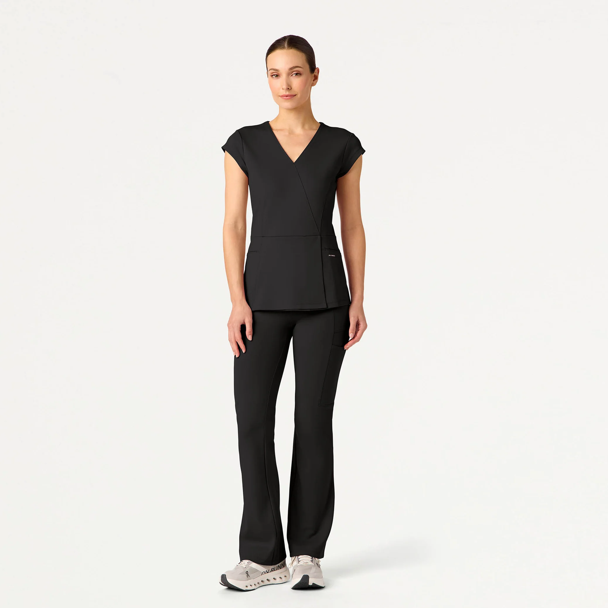 Perri UltraSOFT™ Yoga Scrub Pant - Charcoal - Image 2