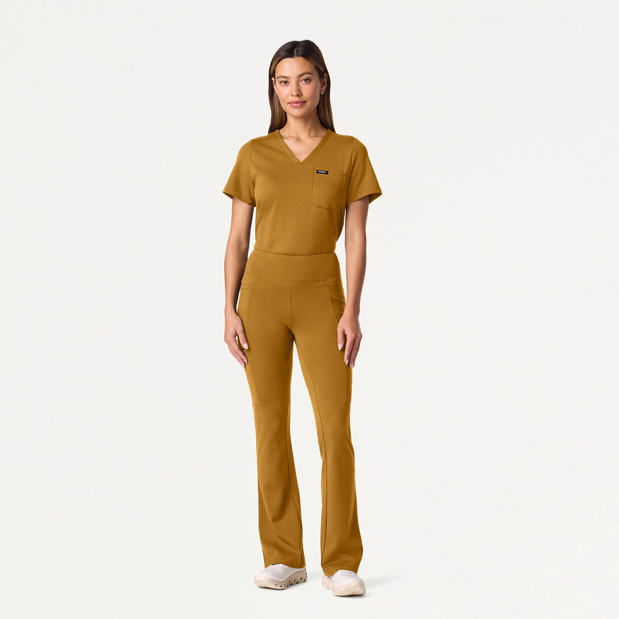 Perri UltraSOFT™ Yoga Scrub Pant - Cider - Image 2