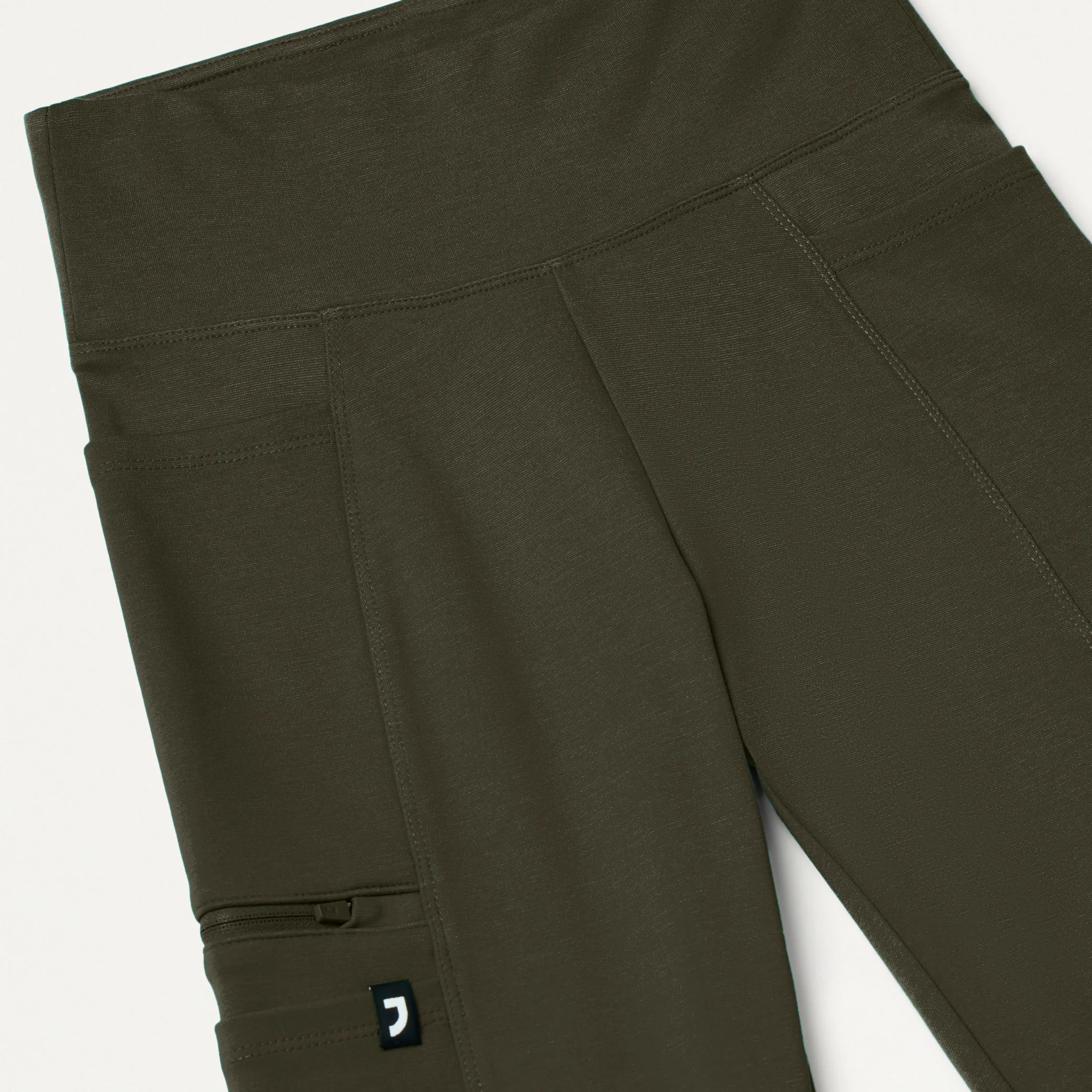 Perri UltraSOFT™ Yoga Scrub Pant - Deep Olive - Image 4