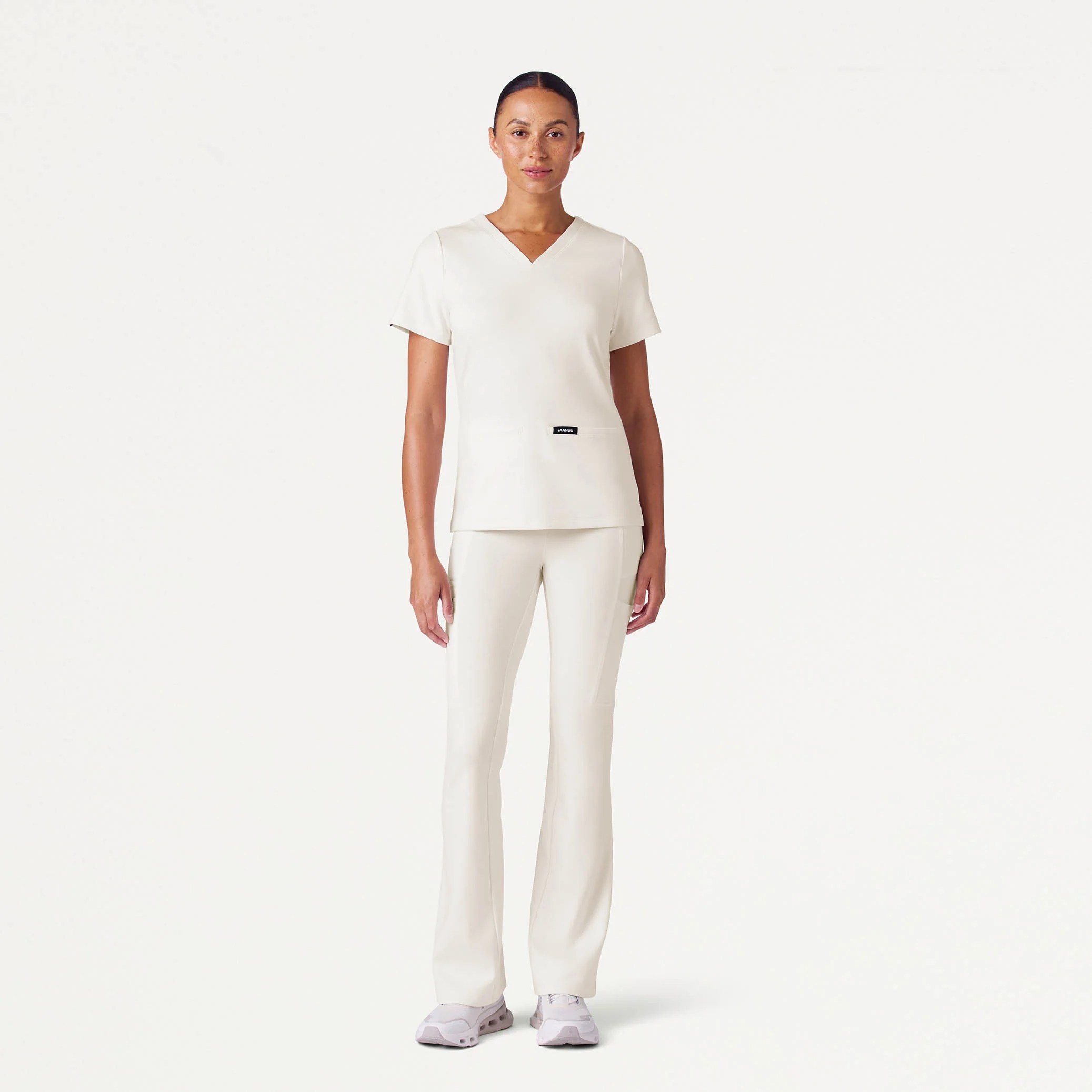 Perri UltraSOFT™ Yoga Scrub Pant - Frost - Image 2