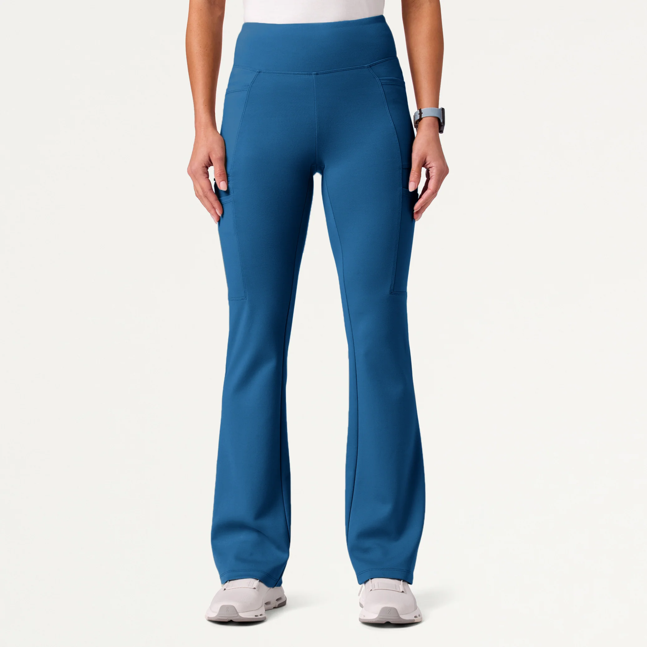 Perri UltraSOFT™ Yoga Scrub Pant - Ocean - Image 2