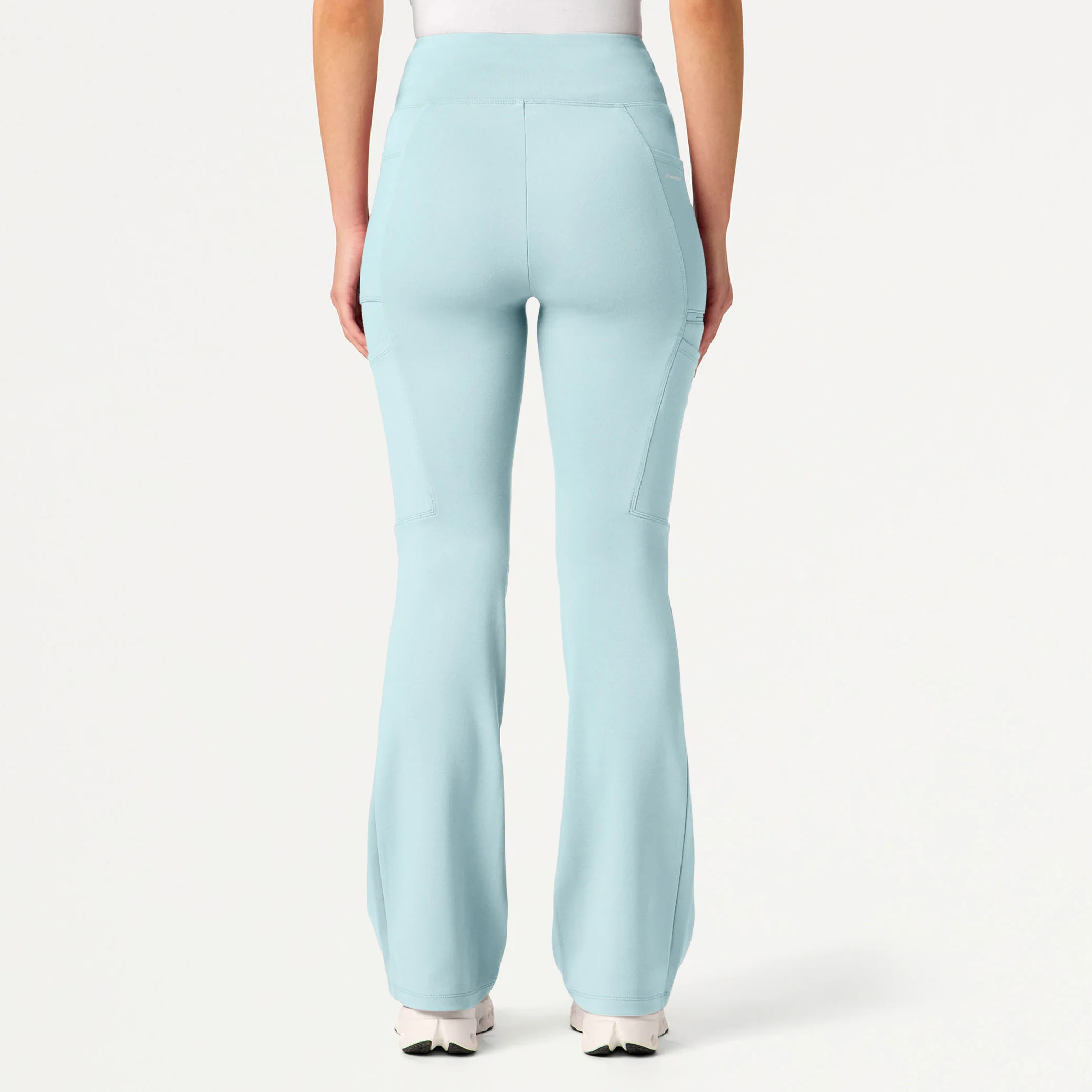 Perri UltraSOFT™ Yoga Scrub Pant - Sky Blue - Image 4
