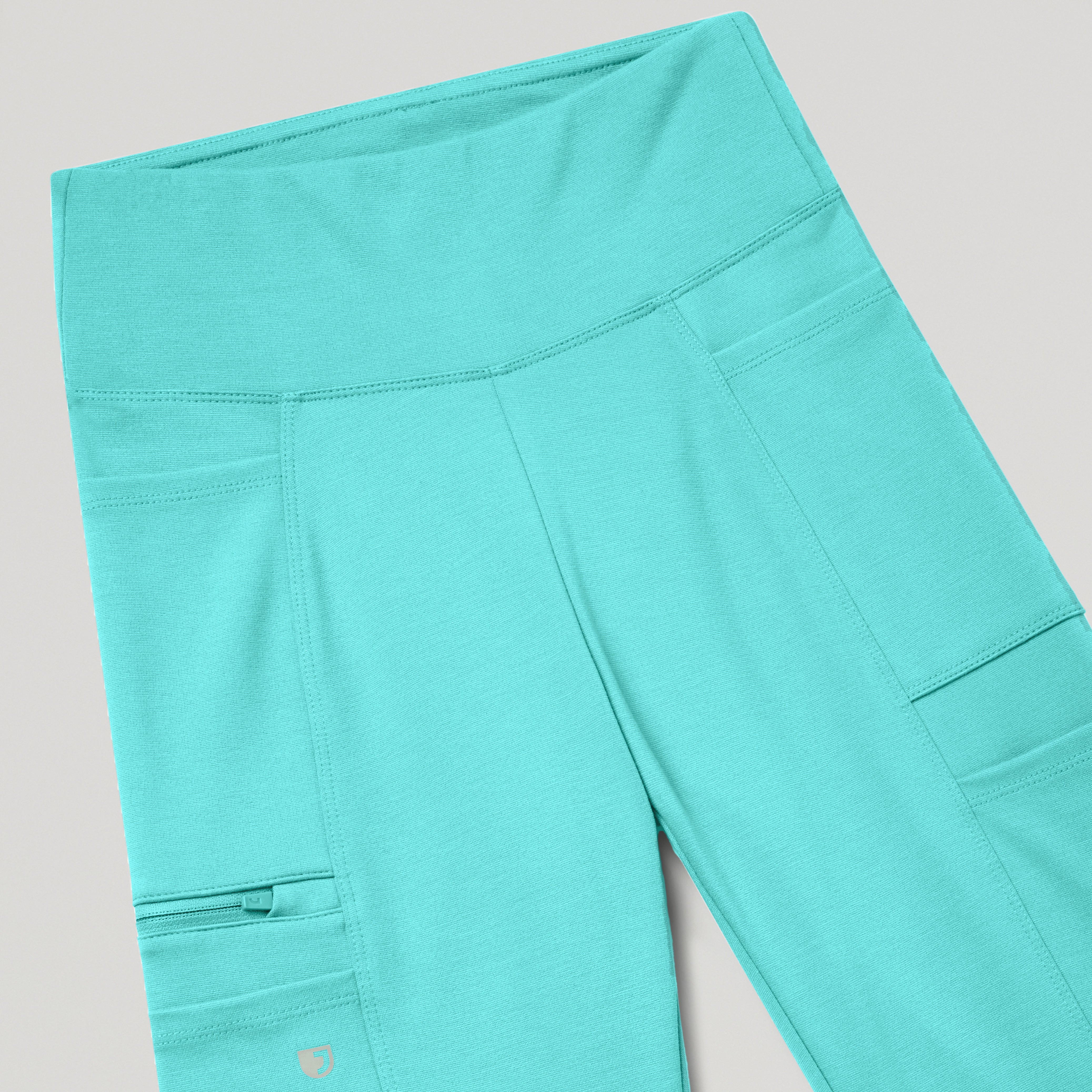 Perri UltraSOFT™ Yoga Scrub Pant - Surf - Image 4