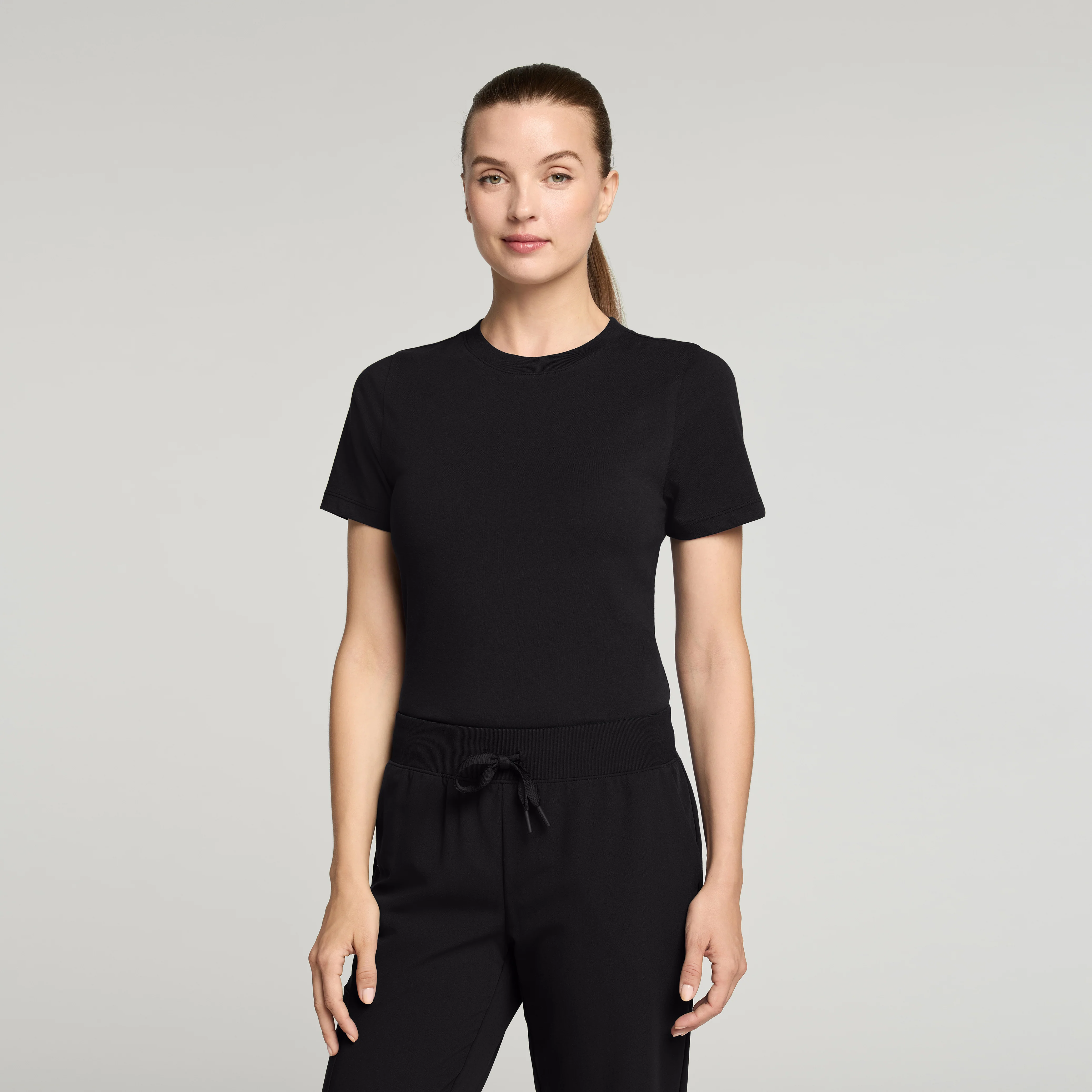 Regenˣ Short-Sleeve Cotton Underscrub - Black