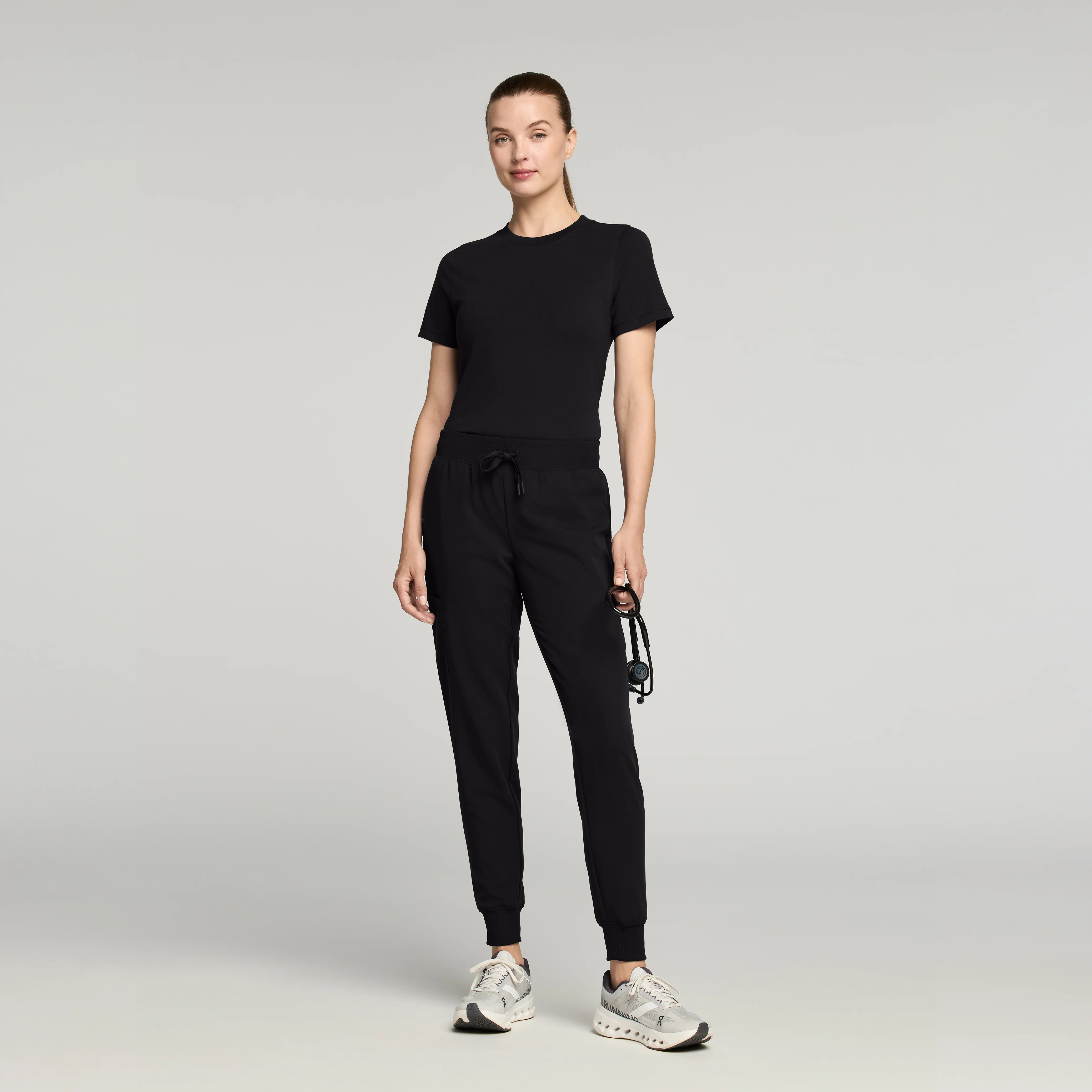 Regenˣ Short-Sleeve Cotton Underscrub - Black - Image 2
