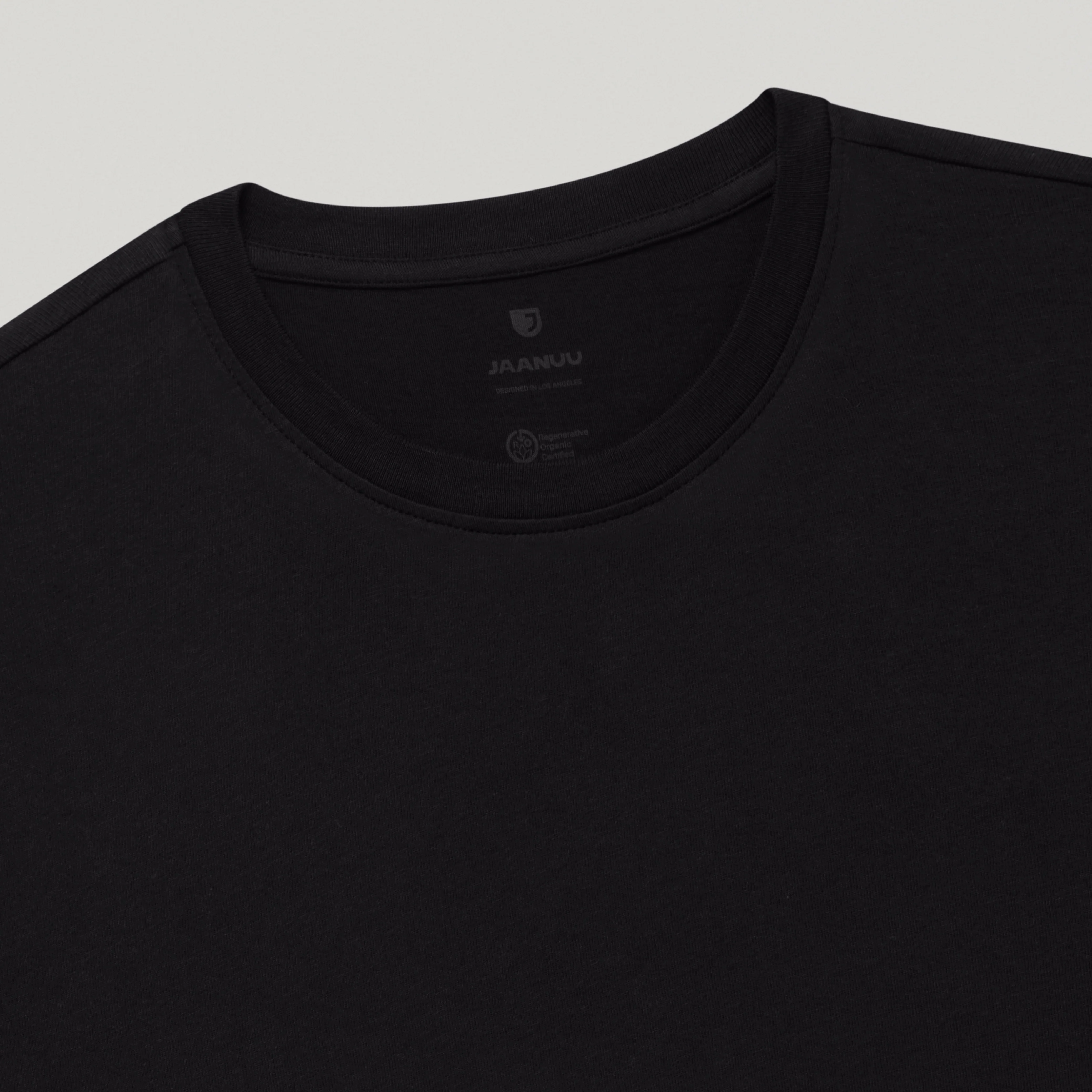 Regenˣ Short-Sleeve Cotton Underscrub - Black - Image 4