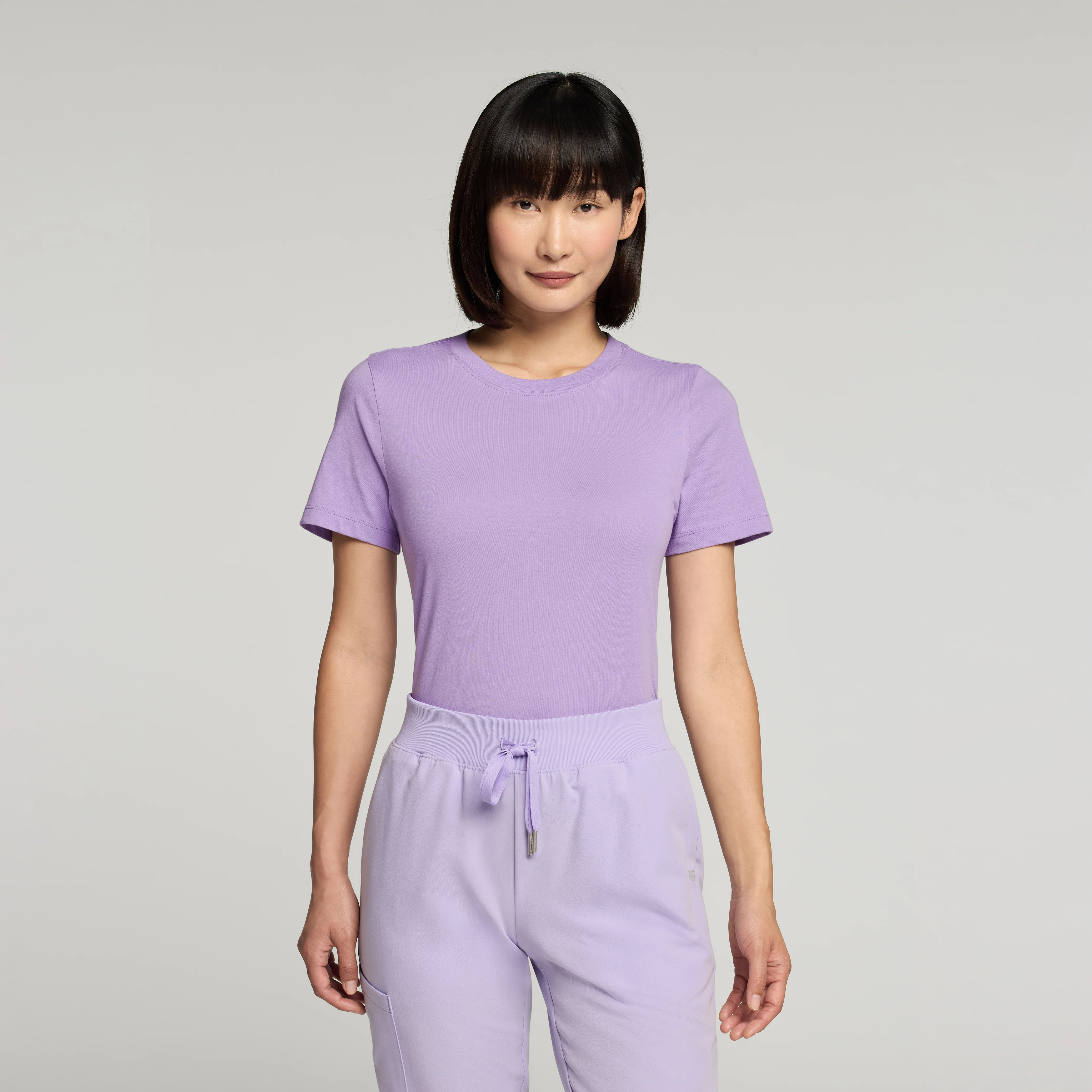 Regenˣ Short-Sleeve Cotton Underscrub - Lavender Haze - Image 2