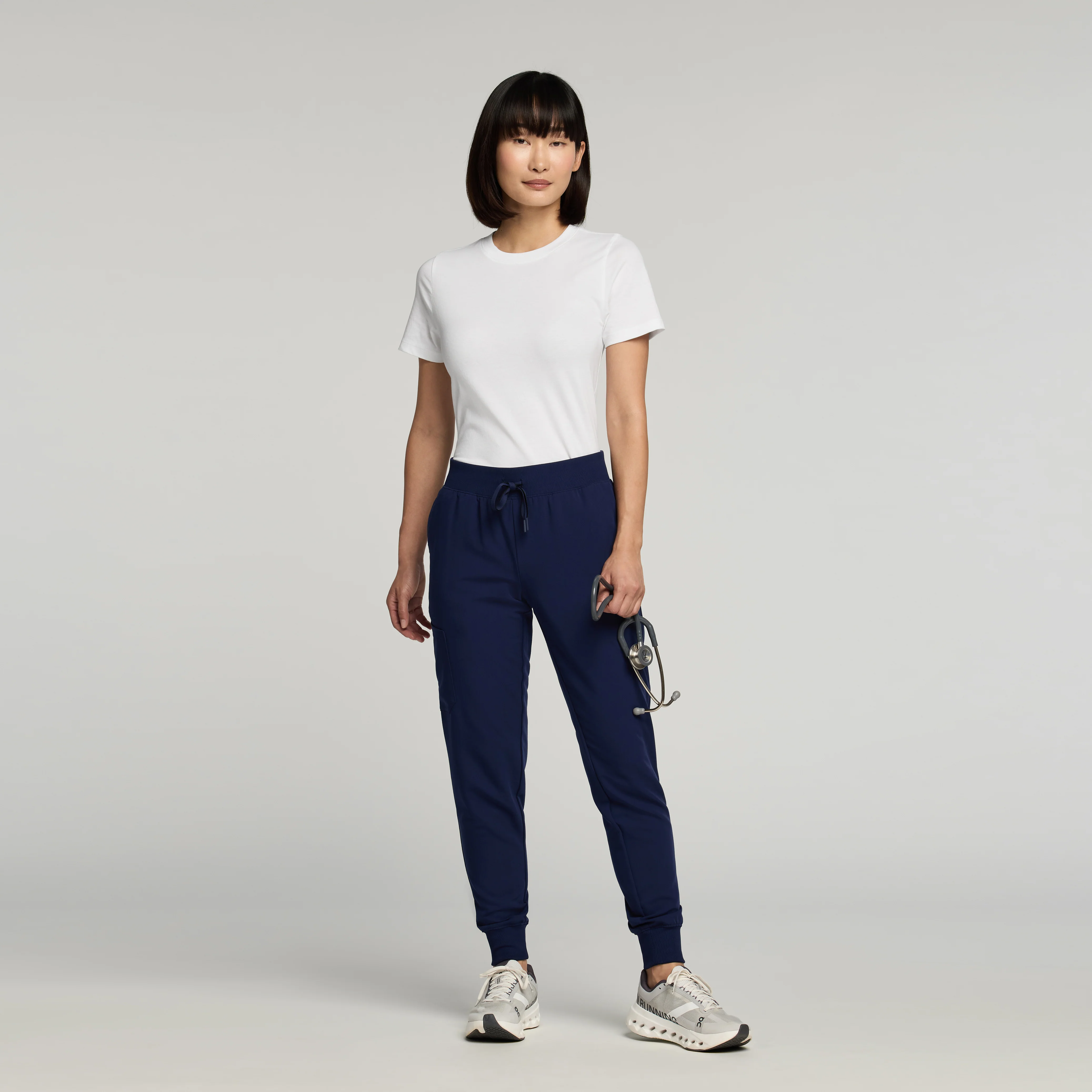 Regenˣ Short-Sleeve Cotton Underscrub - White - Image 3