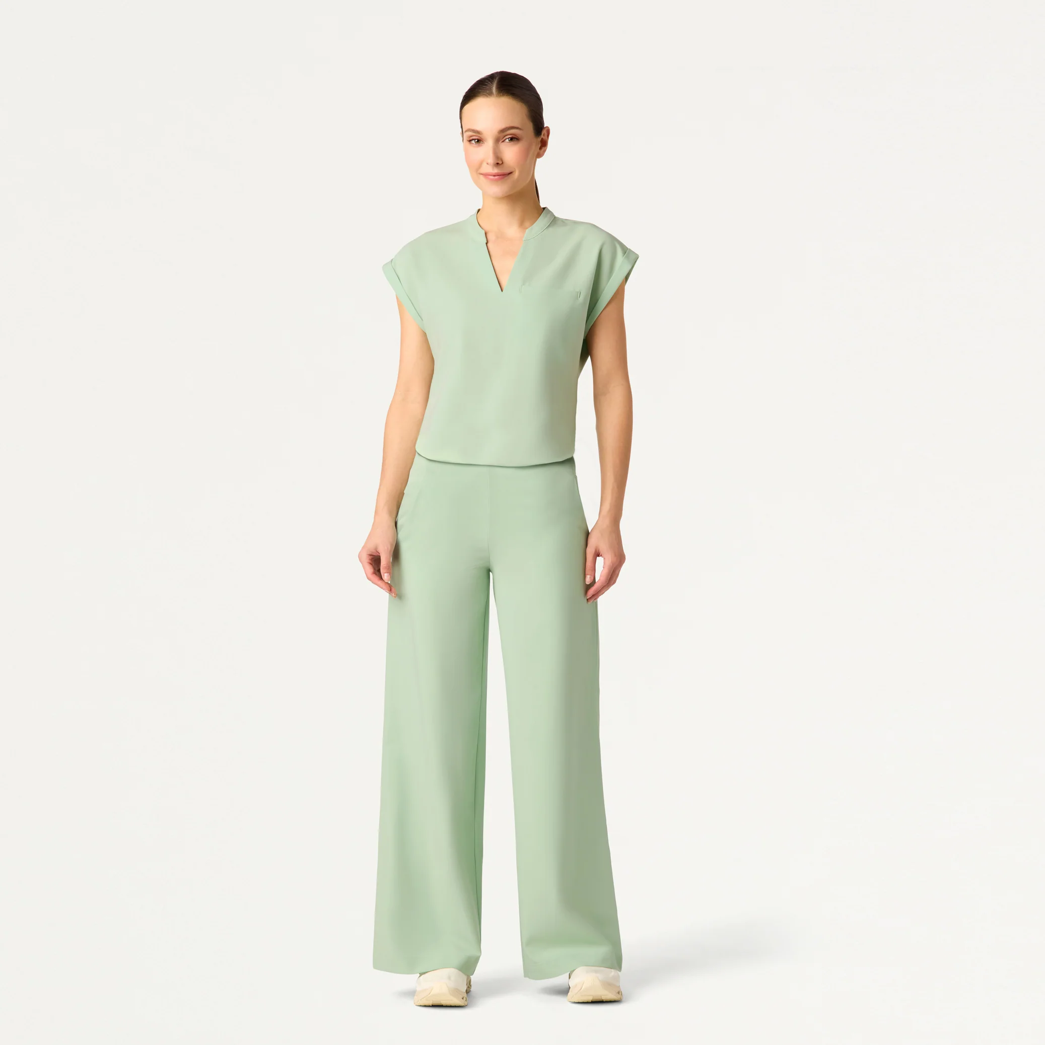 Remy Relaxed Scrub Pant - Mint - Image 4