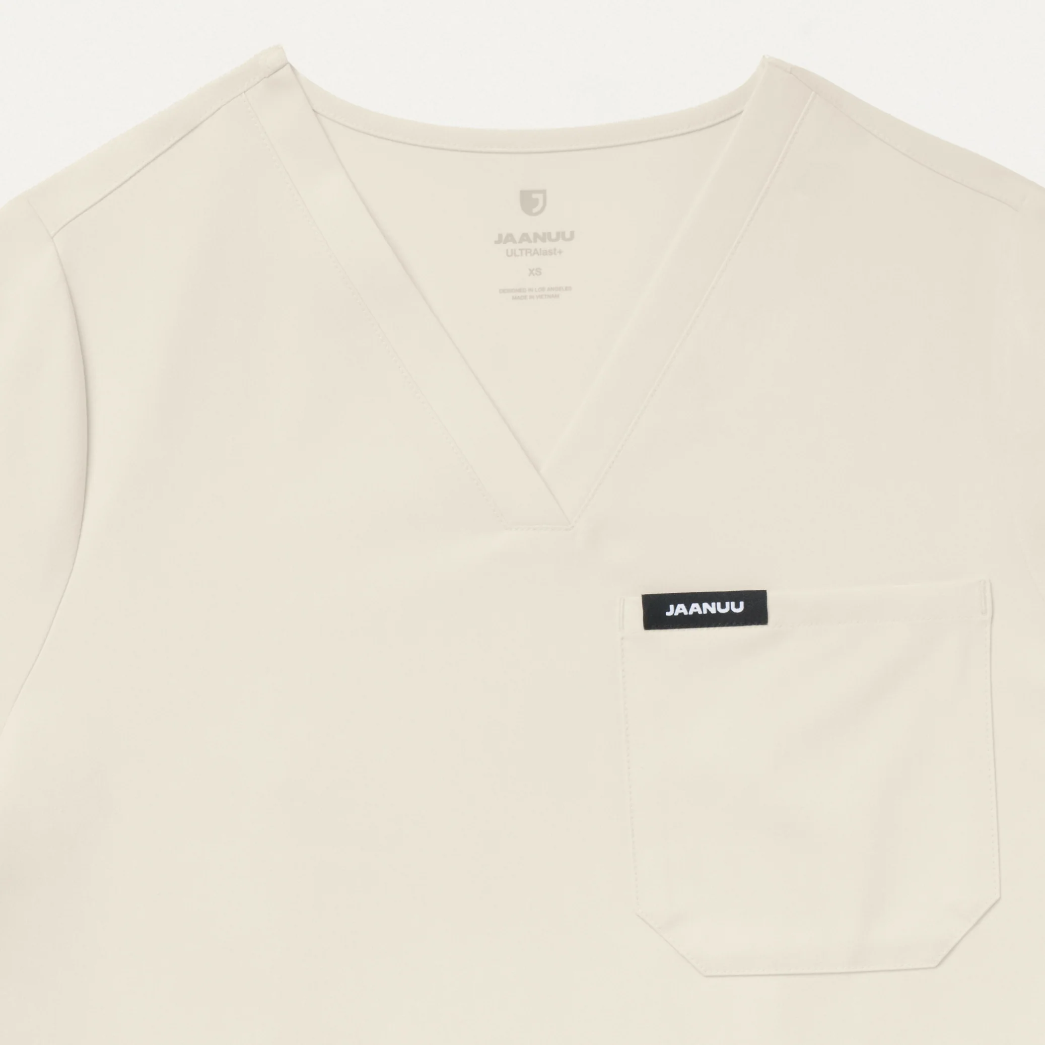 Rhena Essential 1-Pocket Scrub Top - Birch - Image 5
