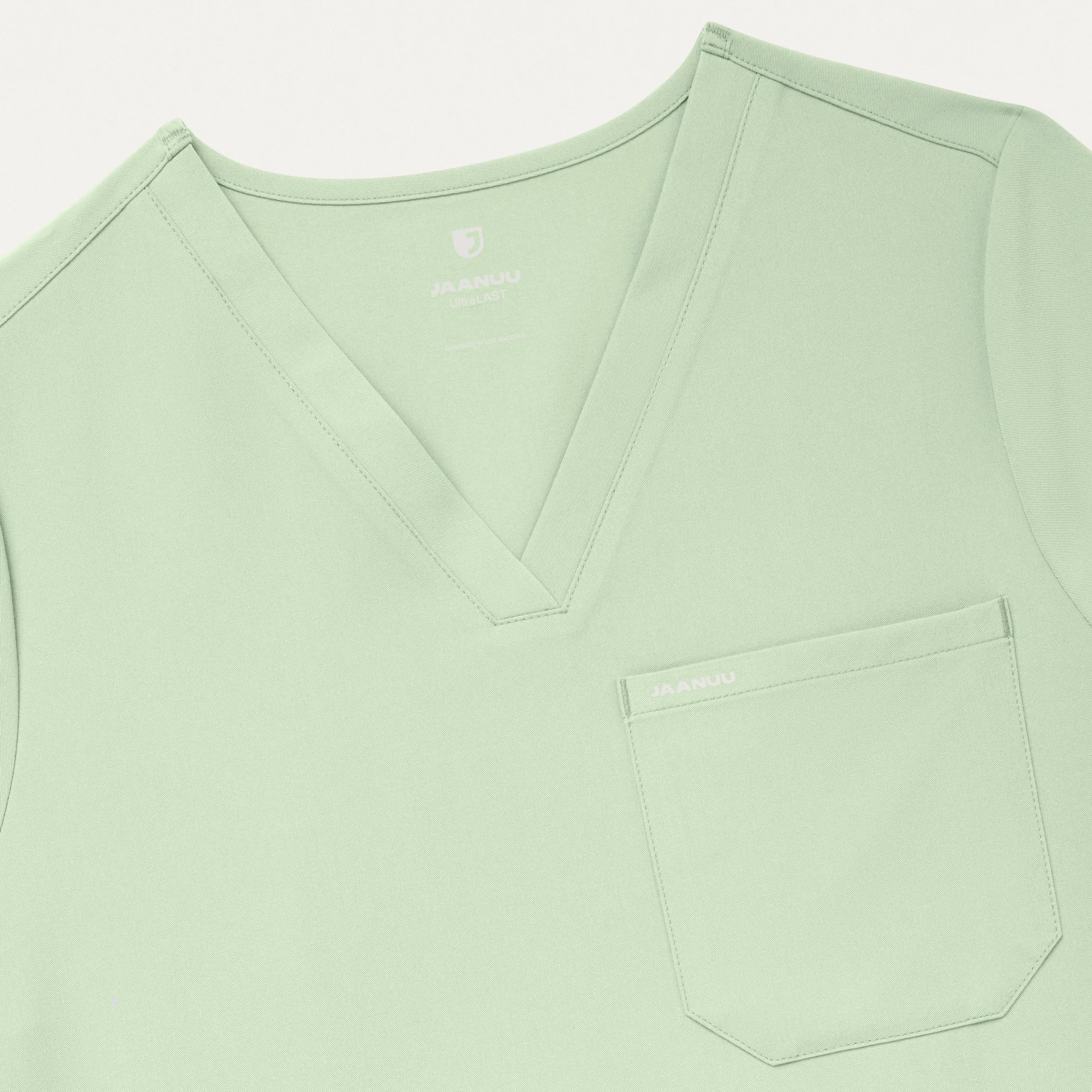 Rhena Essential 1-Pocket Scrub Top - Mint - Image 5